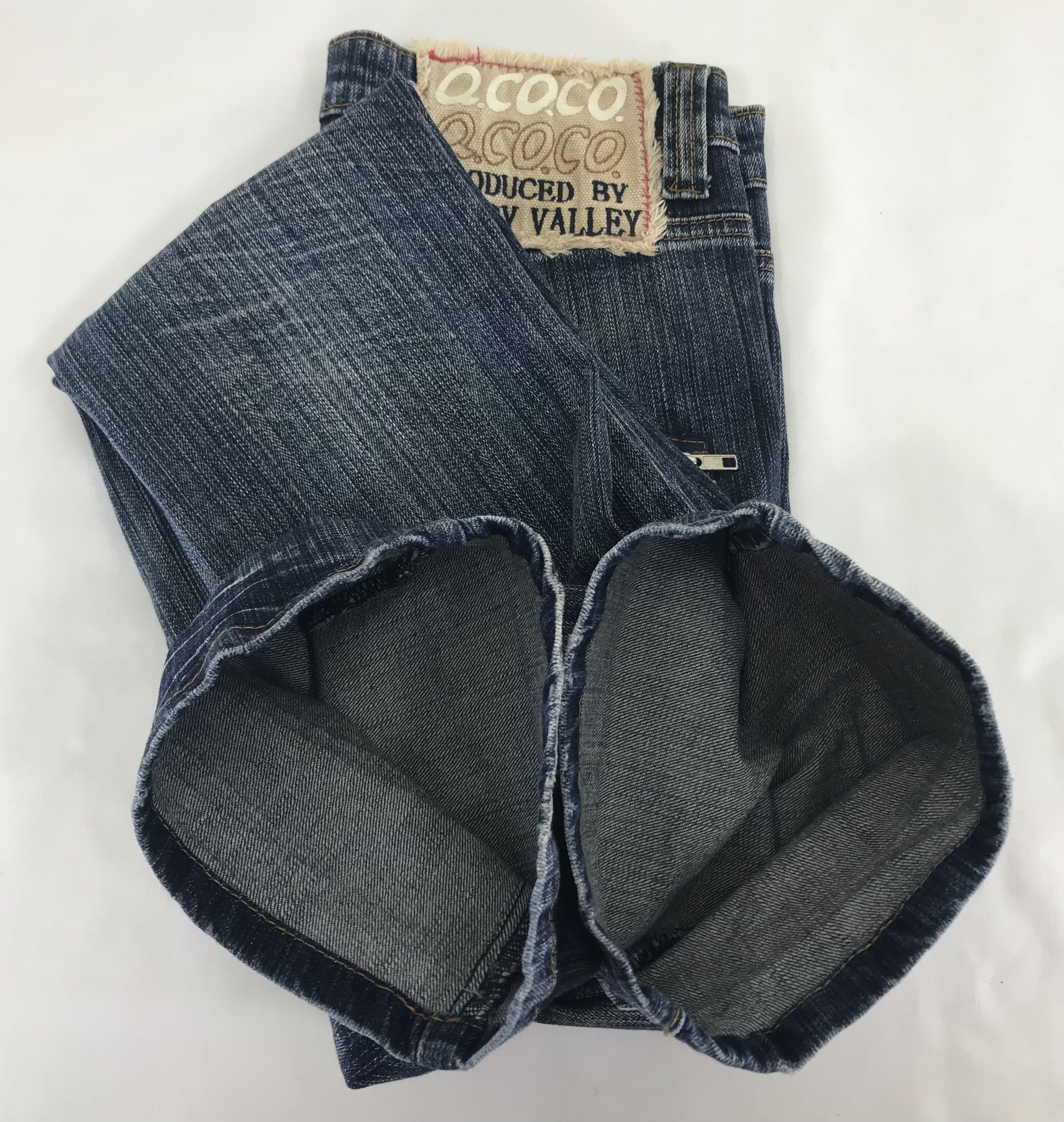 Japanese Brand Vintage Japanese Flare Jeans Bush Bell Bottom Denim Size 29" - 12 Thumbnail