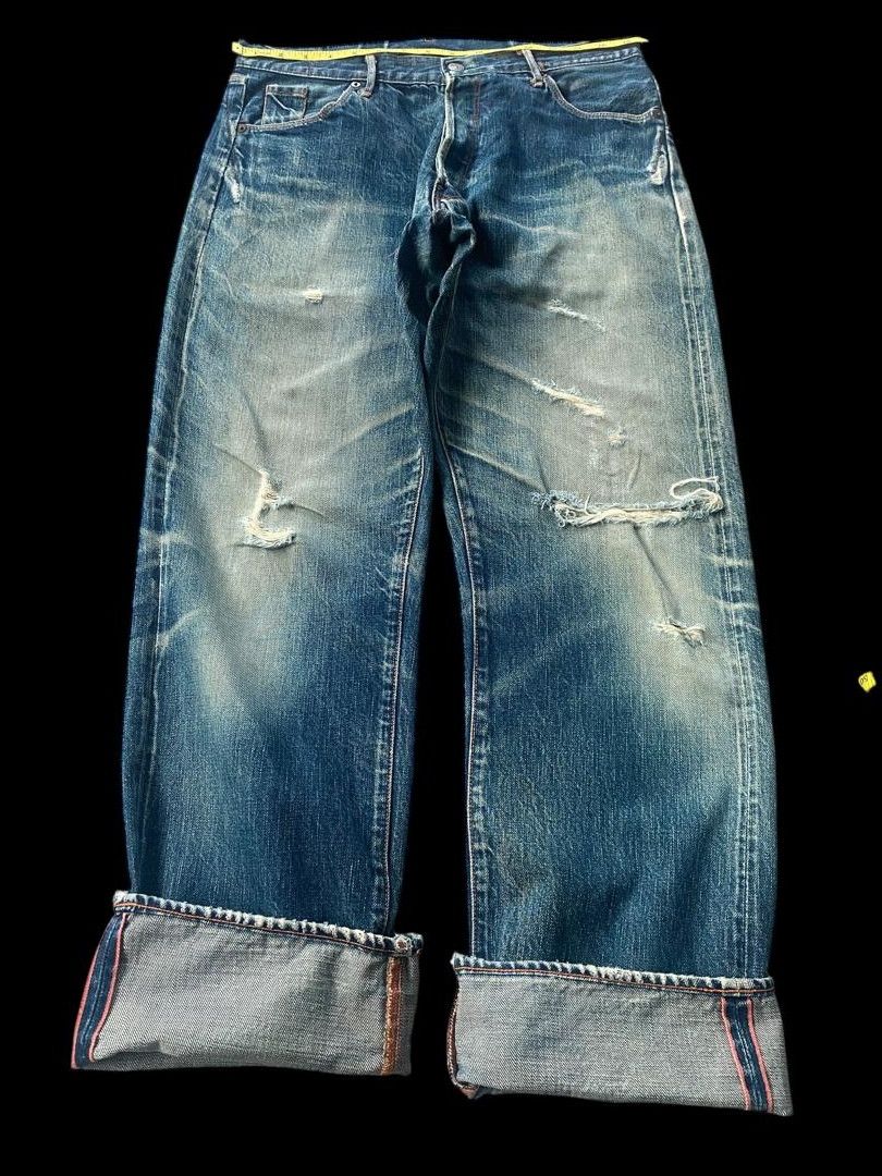KATO 💥BEST OFFER💥VINTAGE KATO TOOL PROJECT SELVEDGE DENIM Size US 33 - 3 Thumbnail