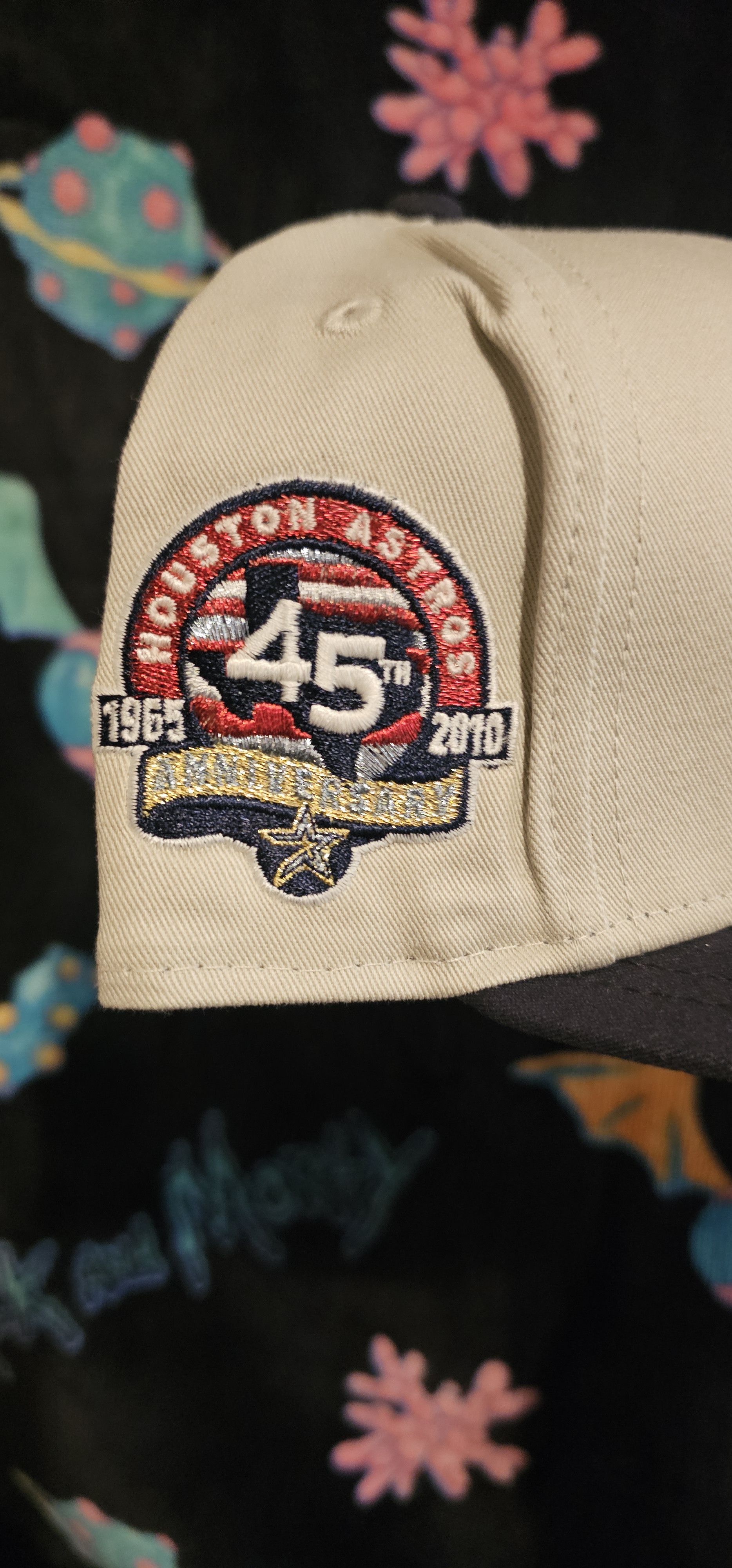 New Era Houston Astros two tone Sz 7 5/8 in Stone & Navy Size ONE SIZE - 2 Thumbnail
