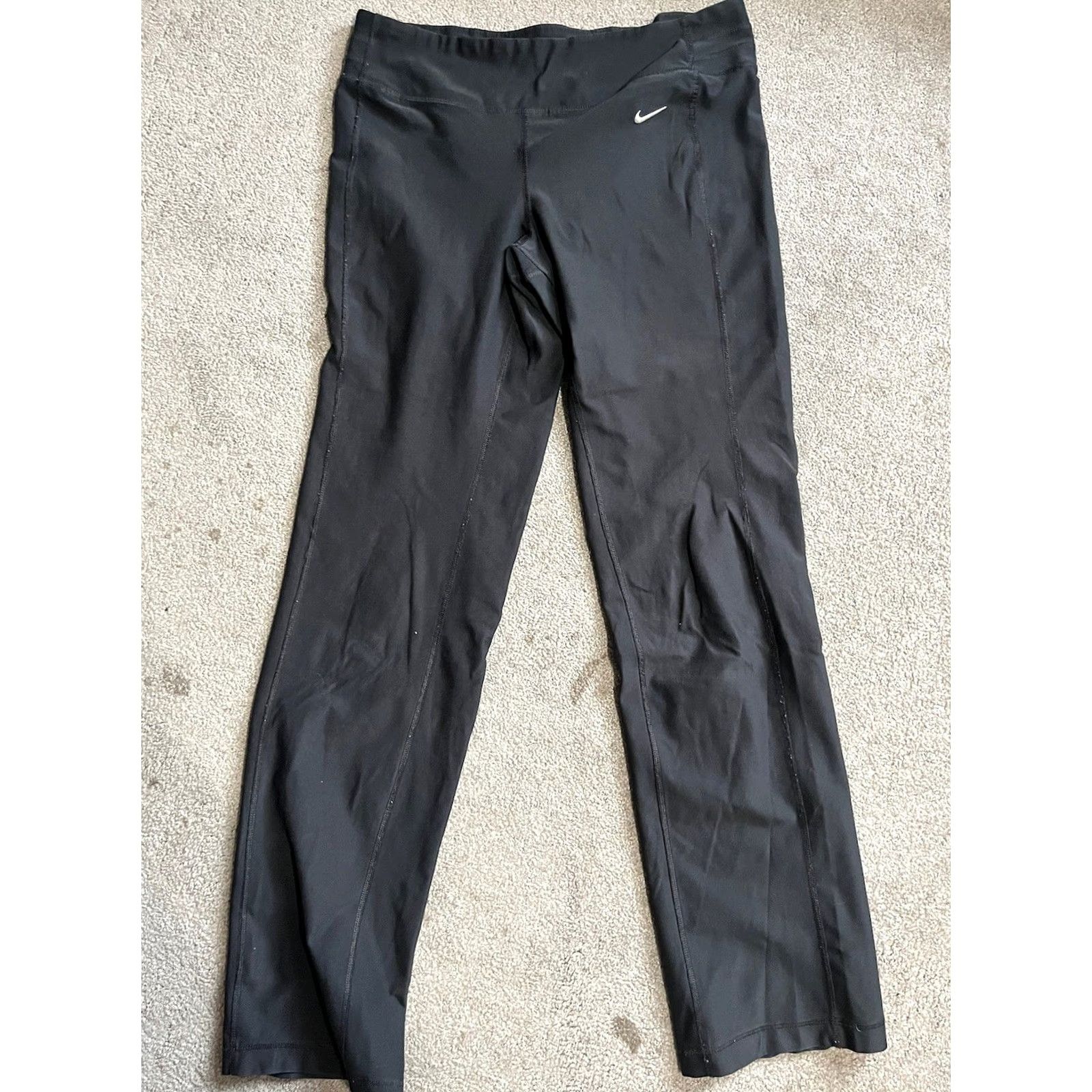Nike Nike Dri-FIT Womens Track Pants Black Small 339516-010 Athletic Sportswear Pants Mens Womens Girls Size 28" / US 6 / IT 42 - 2 Thumbnail