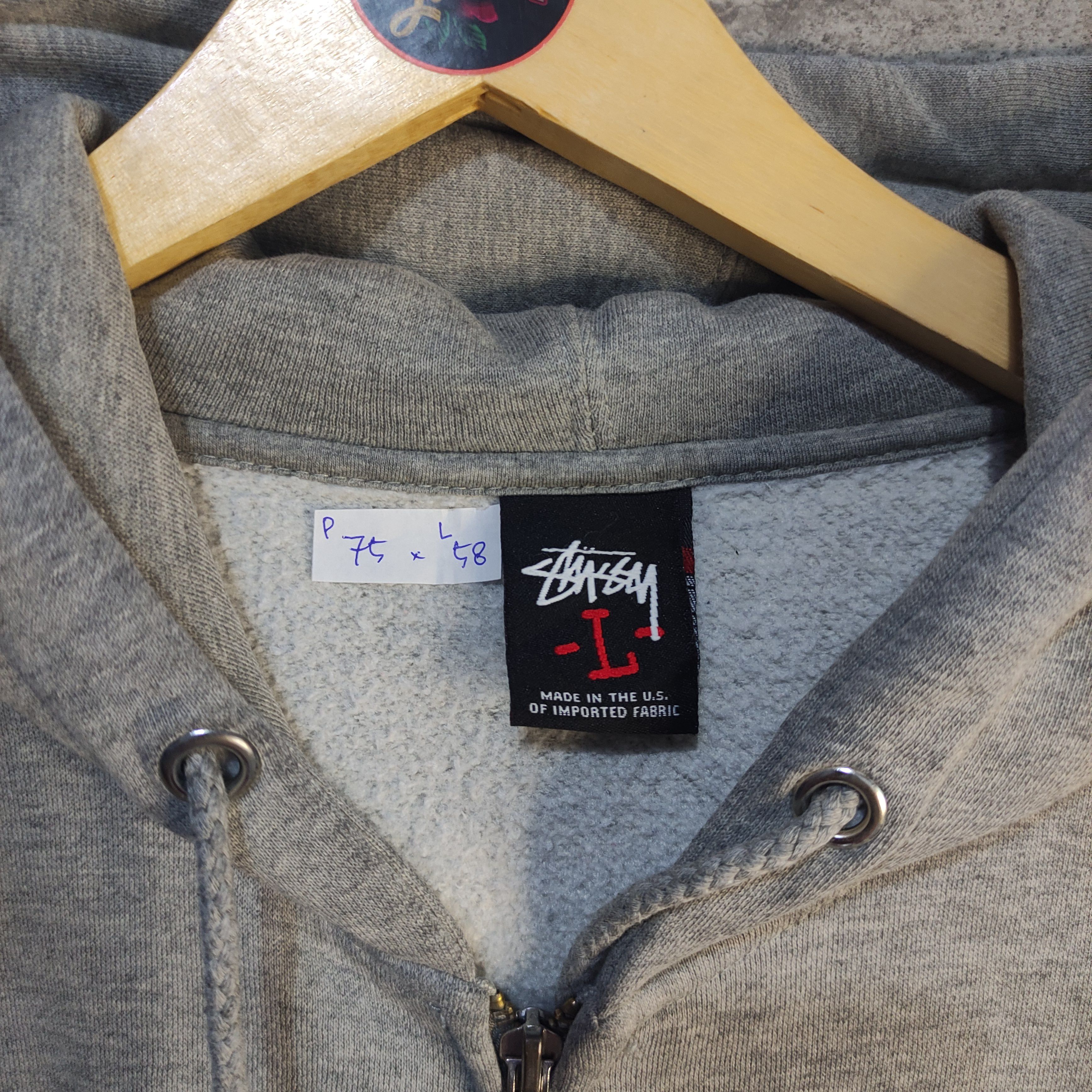 Stussy Vintage - Stussy x Battle Axes Zip Hoodie Size US L / EU 52-54 / 3 - 3 Thumbnail