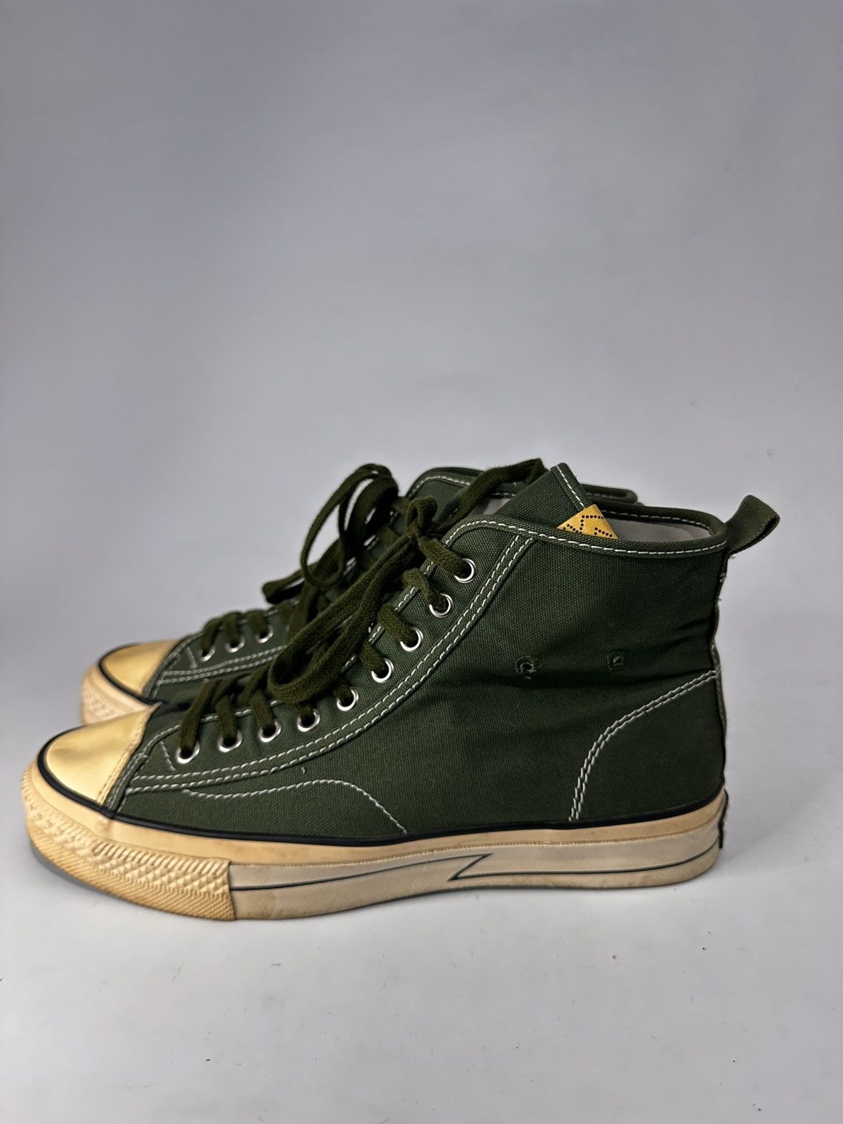 Visvim VISVIM SKAGWAY GREEN HI TOP SNEAKERS . Size US 8 / EU 41 - 3 Thumbnail