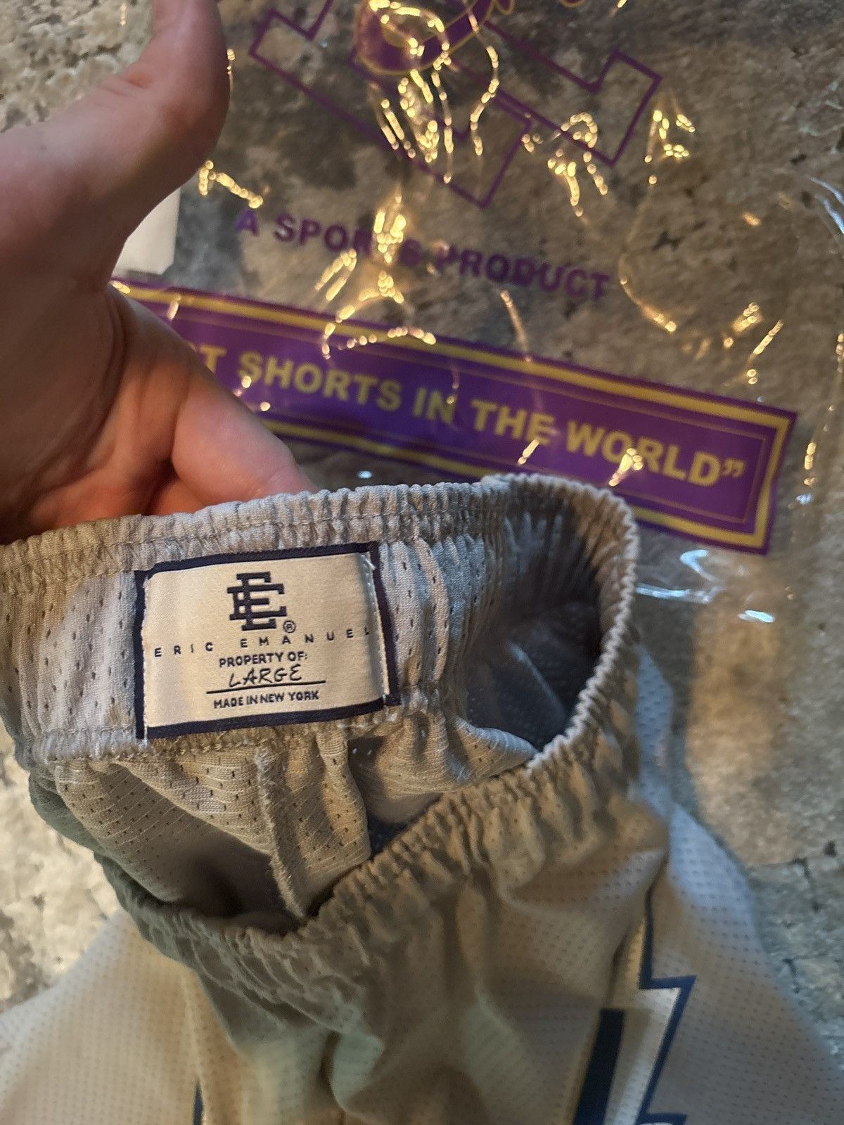 Eric Emanuel Eric Emanuel Grey Bolt Short Size Large Size US 32 / EU 48 - 2 Thumbnail
