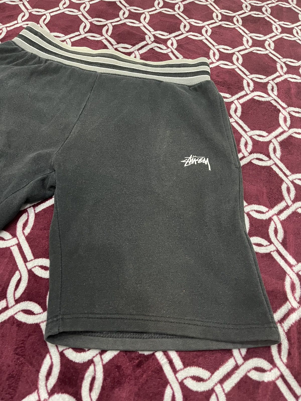 Stussy Stussy Embroidered Logo Faded Shorts 🩳 Size US 32 / EU 48 - 7 Thumbnail