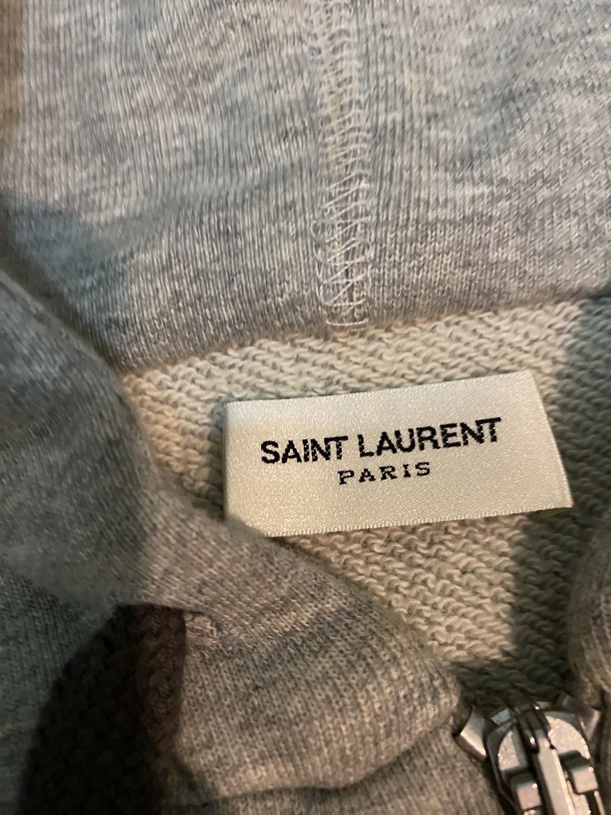 Saint Laurent Paris Saint Laurent Men’s Grey Hoodie Size US S / EU 44-46 / 1 - 2 Thumbnail