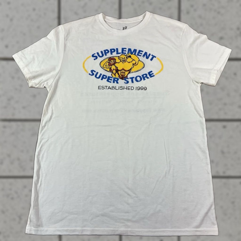 Vintage 1st Phorm T Shirt White Size Medium Men's Regular Size M Bear Gym Fitness Animal Theme, Pre owned Good condition Size US M / EU 48-50 / 2 - 1 Thumbnail