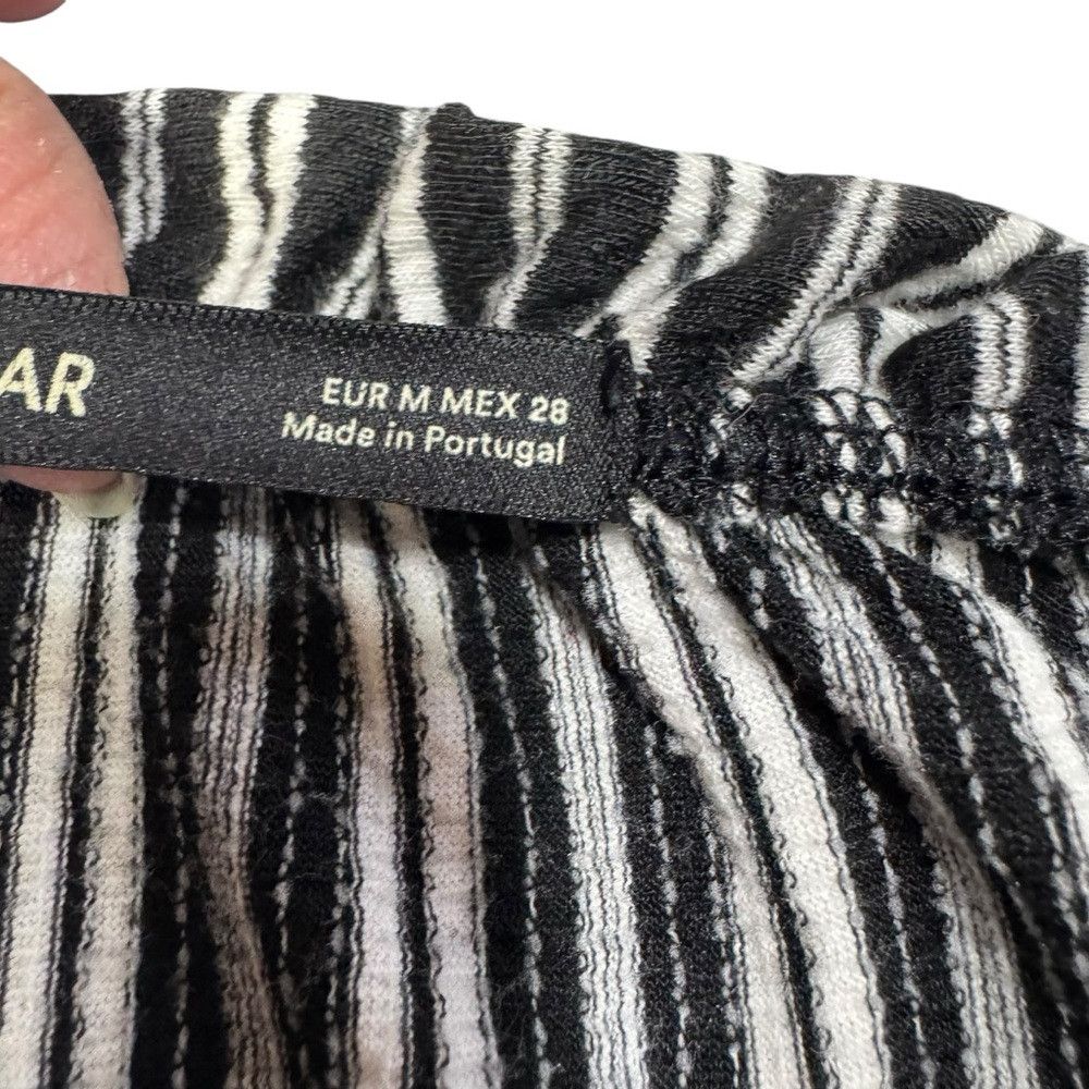 Pull & Bear Pull & Bear Black White Jumpsuit Made in Portugal Size S Size 27" / US 4 / IT 40 - 6 Thumbnail