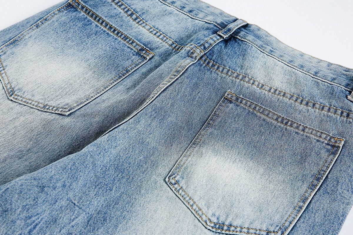 Vintage Men's loose straight leg casual washed jeans Size US 32 / EU 48 - 4 Thumbnail