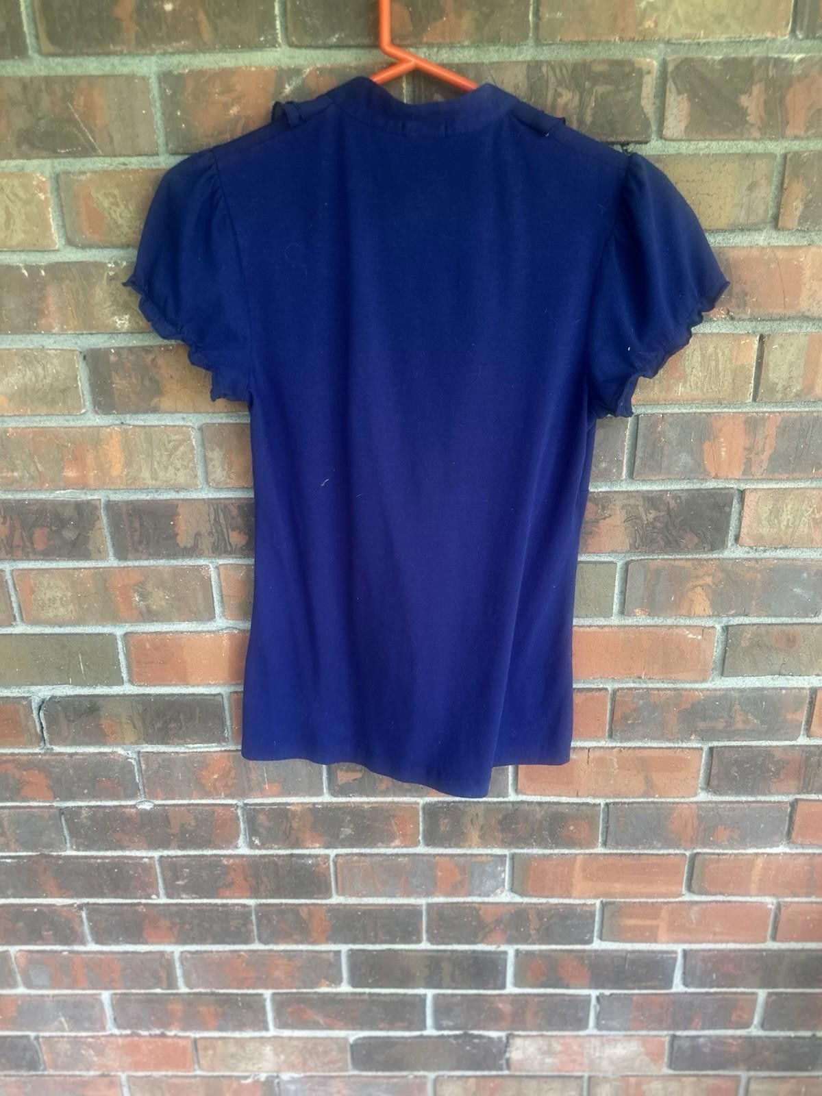 Designer vintage y2k top Maurice's Medium Blue Size M / US 6-8 / IT 42-44 - 3 Thumbnail