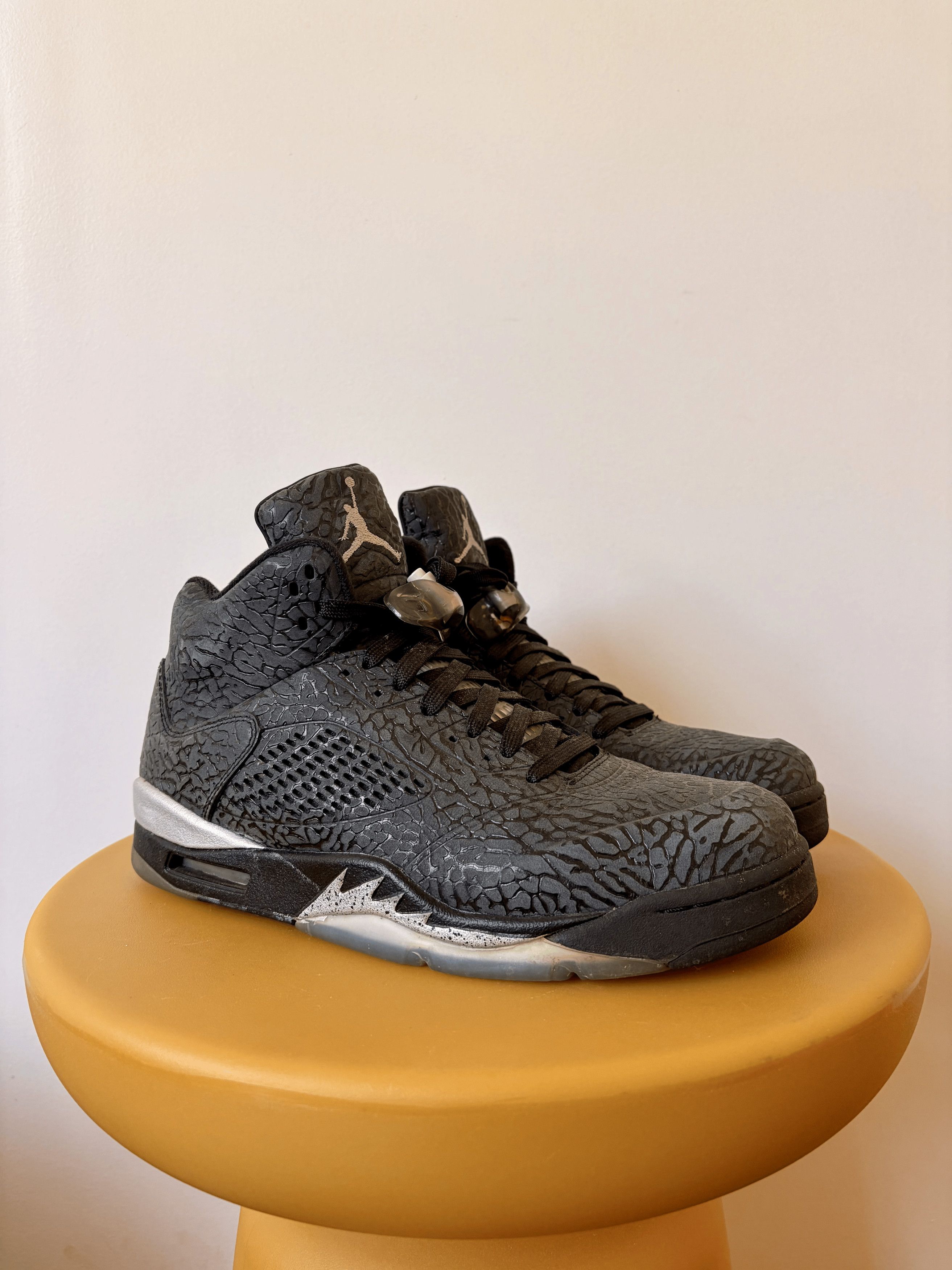 Jordan Brand Air Jordan 3Lab5 Black Cement Size 10 Size US 10 / EU 43 - 1 Thumbnail