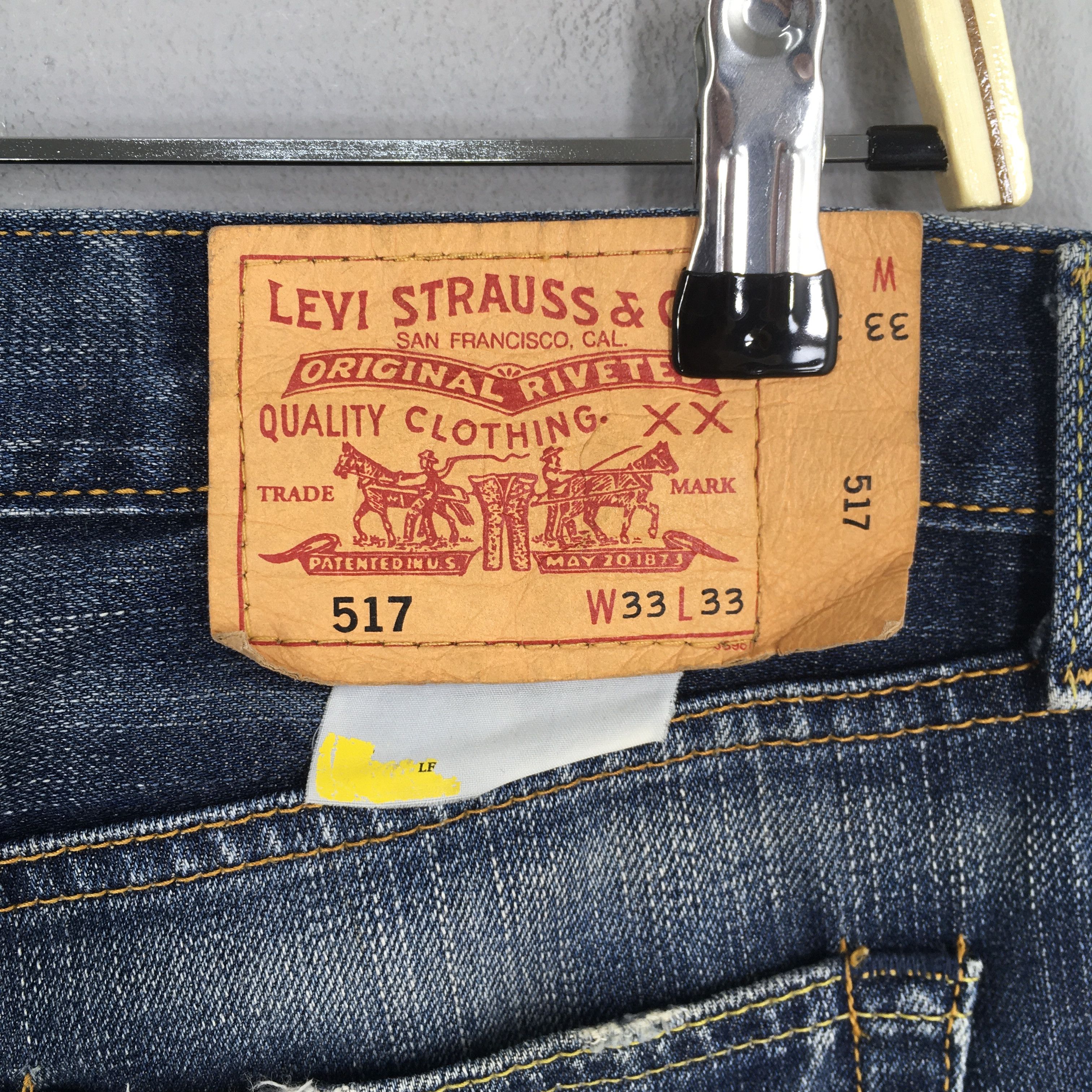 Levi's Size 31x32.5 Vintage Levi's 517 Bootcut Flare Jeans S665 Size US 31 - 11 Thumbnail