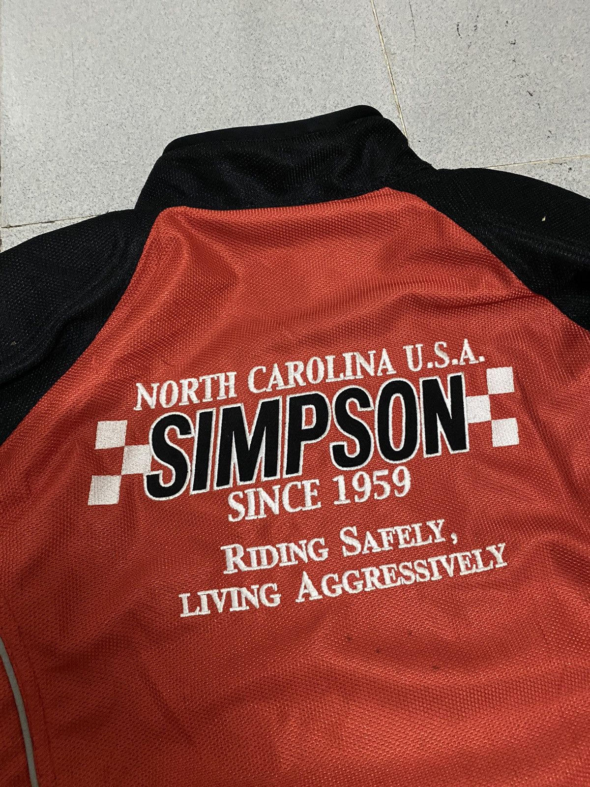 Sports Specialties × Vintage Offer‼️Vintage Simpson Racing Motorsport Biker Jacket Size US L / EU 52-54 / 3 - 5 Thumbnail