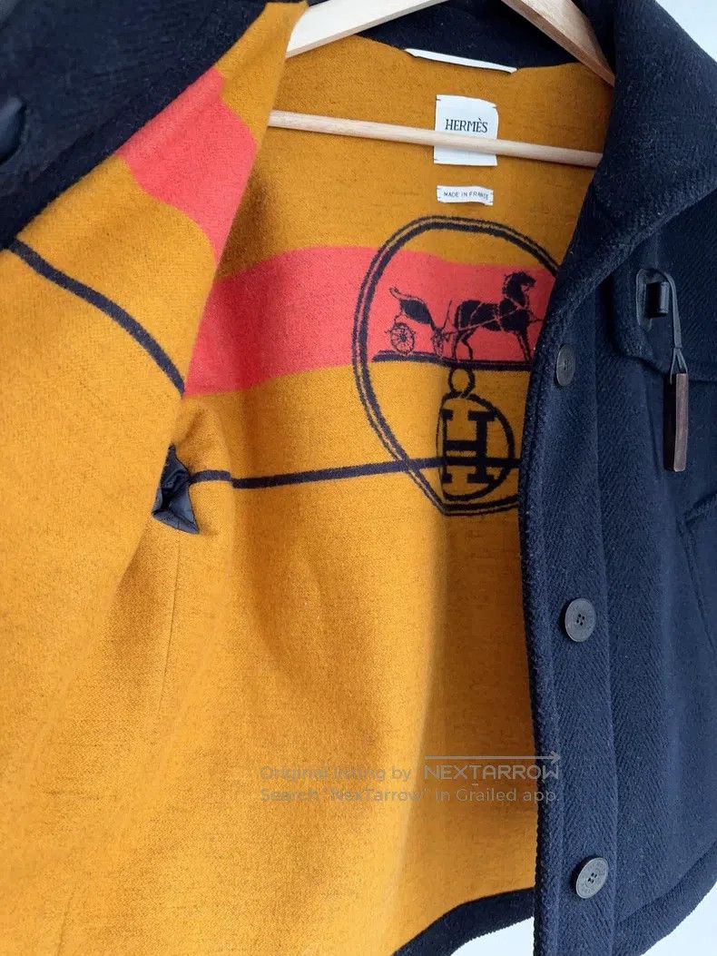 Hermes Hermes Deep Sea Blue Short Coat Size XS / US 0-2 / IT 36-38 - 7 Thumbnail