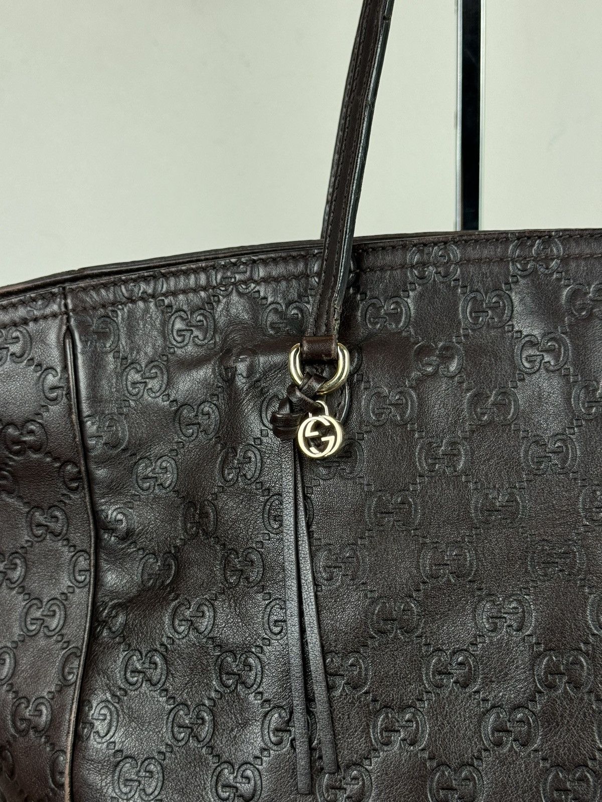 Gucci Leather shoulder bag Gucci GG Guccisima original luxury item Size ONE SIZE - 2 Thumbnail