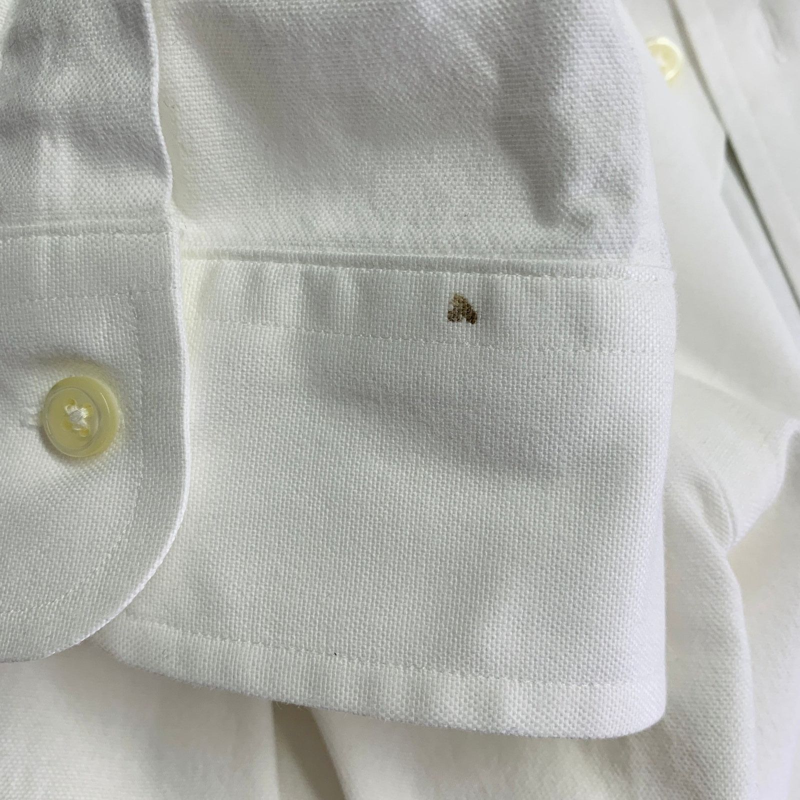 Ralph Lauren Size XXL White Cotton Blend Button Down Long Sleeve Shirt Size US XXL / EU 58 / 5 - 8 Thumbnail