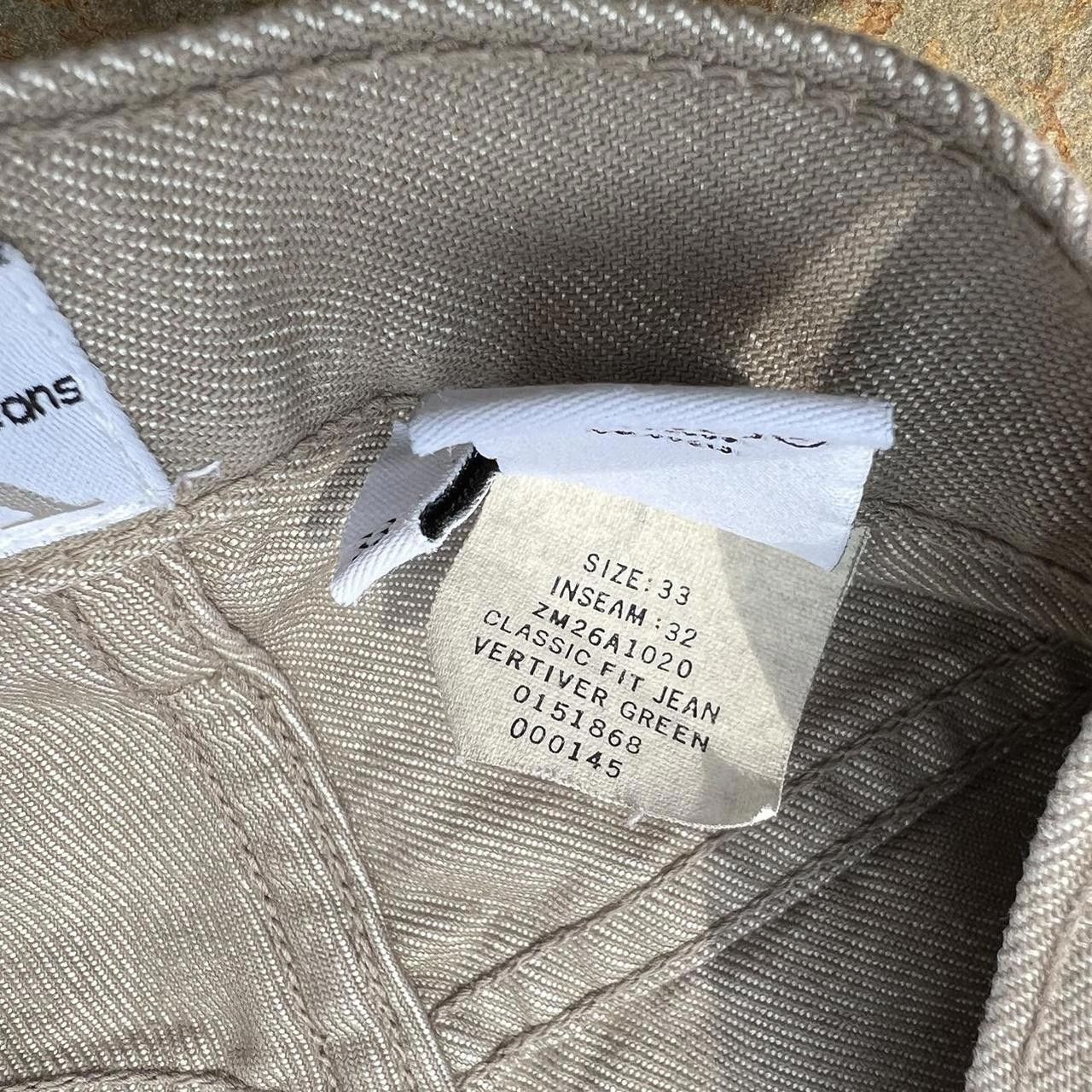Calvin Klein Vintage 90s Calvin Klein Tan Jeans Made in USA Size US 33 - 4 Thumbnail