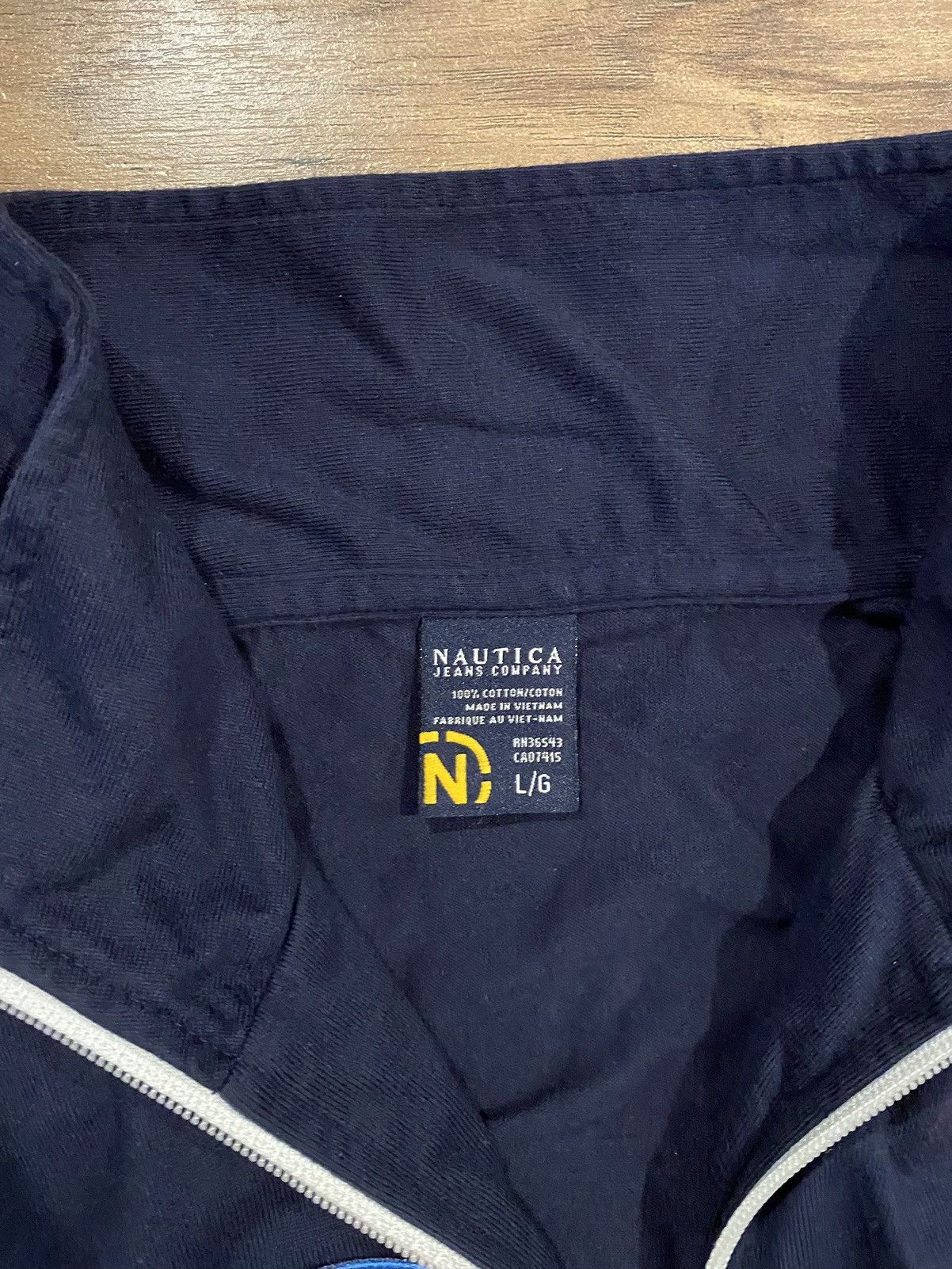 Nautica Vintage Nautica torch patch work jacket Size US L / EU 52-54 / 3 - 3 Thumbnail