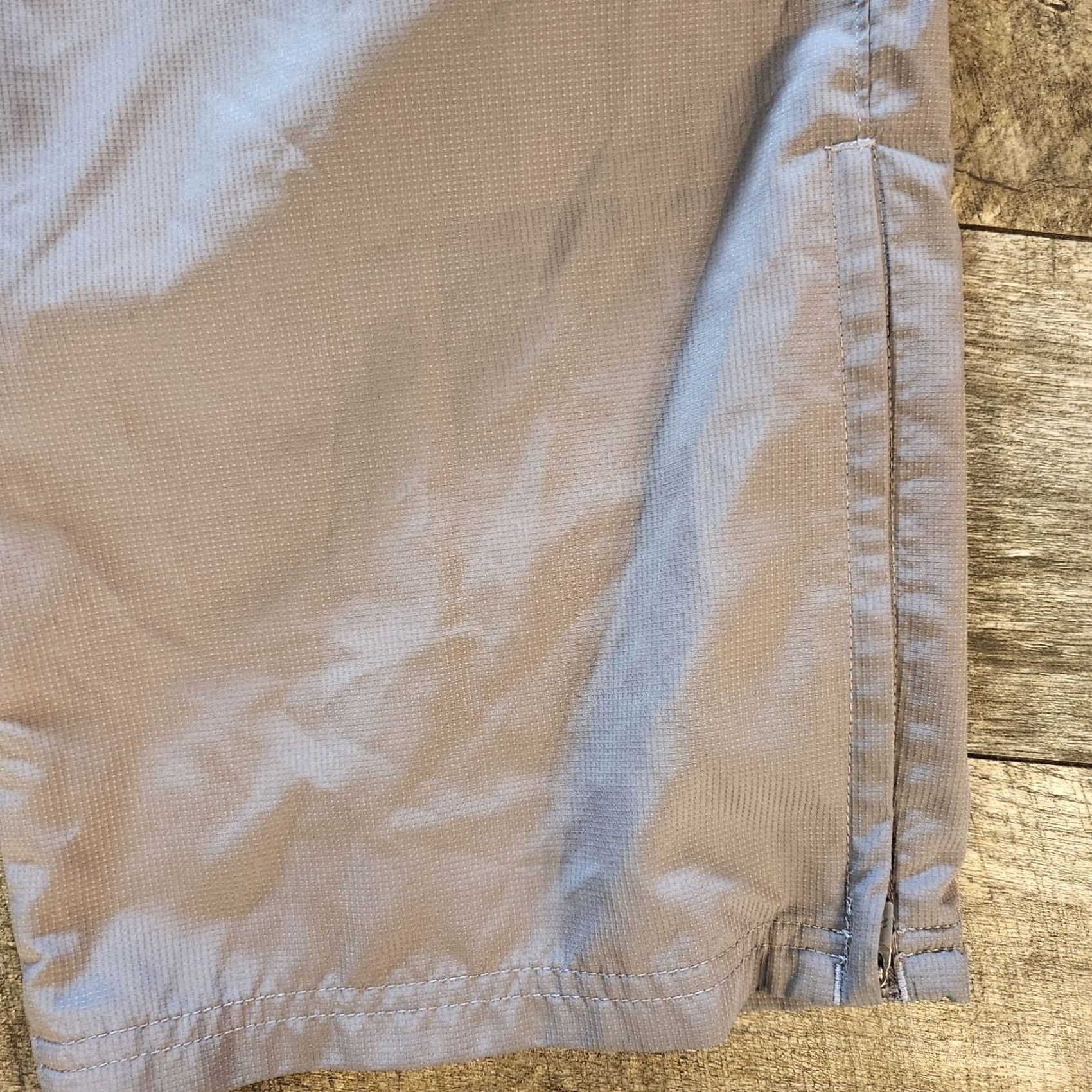 Under Armour Under Armour Wind Pants Mens Medium Gray Loose Fit Zip Ankle Drawstring Athletic Size US 31 - 3 Thumbnail