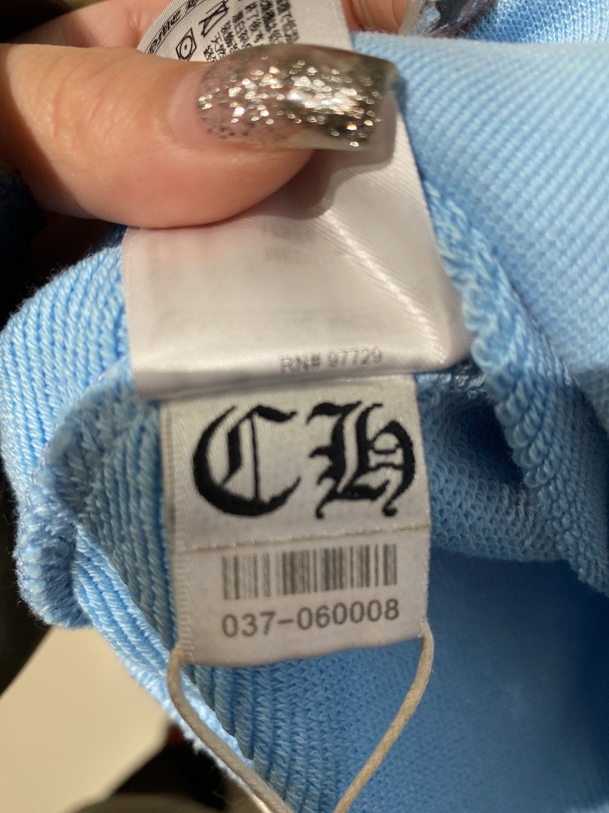 Chrome Hearts Chrome Hearts Miami Exclusive Blue Dagger Logo Sweatshirt Size US M / EU 48-50 / 2 - 3 Thumbnail