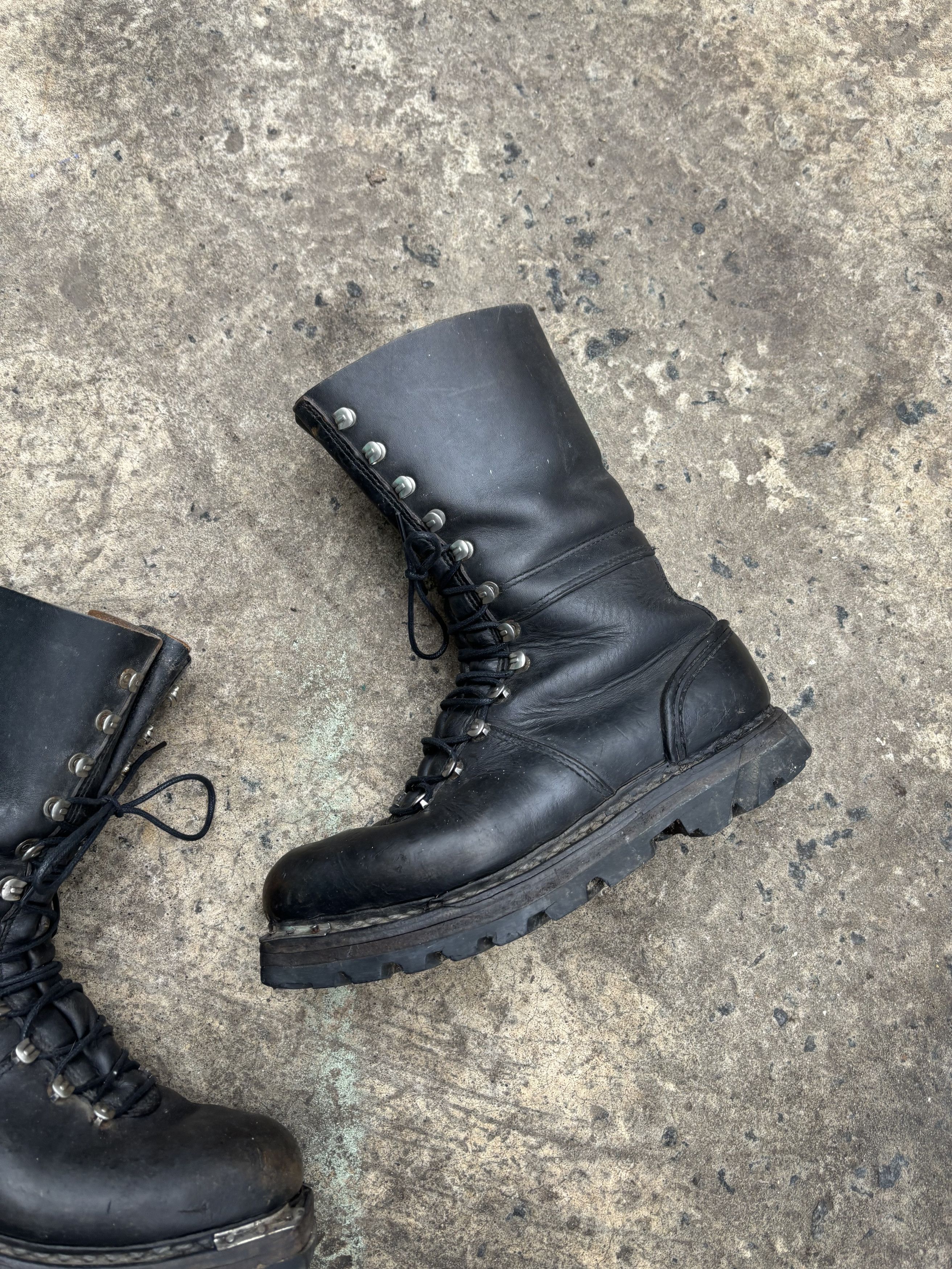 Vintage Vintage 80s Military Paratroopers High Leather Combat Boots Size US 8 / EU 41 - 10 Thumbnail