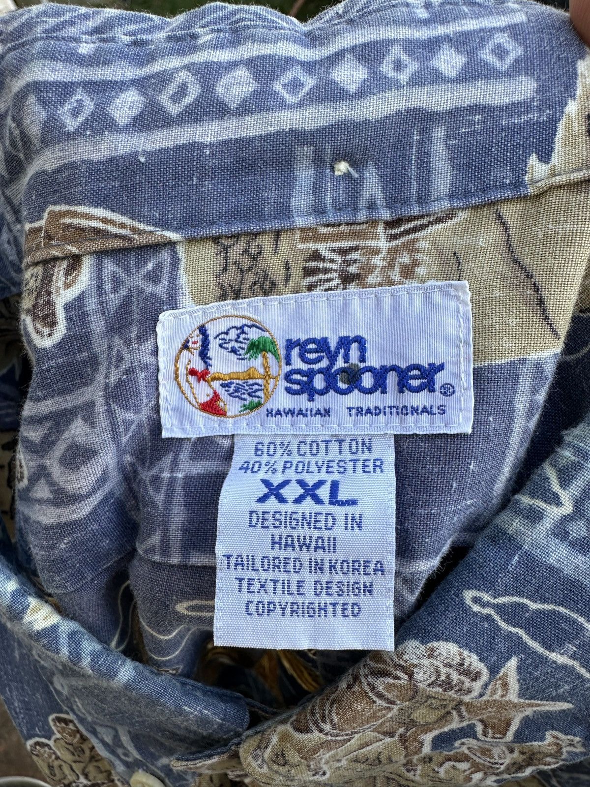 Reyn Spooner RARE Reyn Spooner Father Damien Hawaiian Shirt Men's XXL Size XXL / US 16-18 / IT 52-54 - 4 Thumbnail