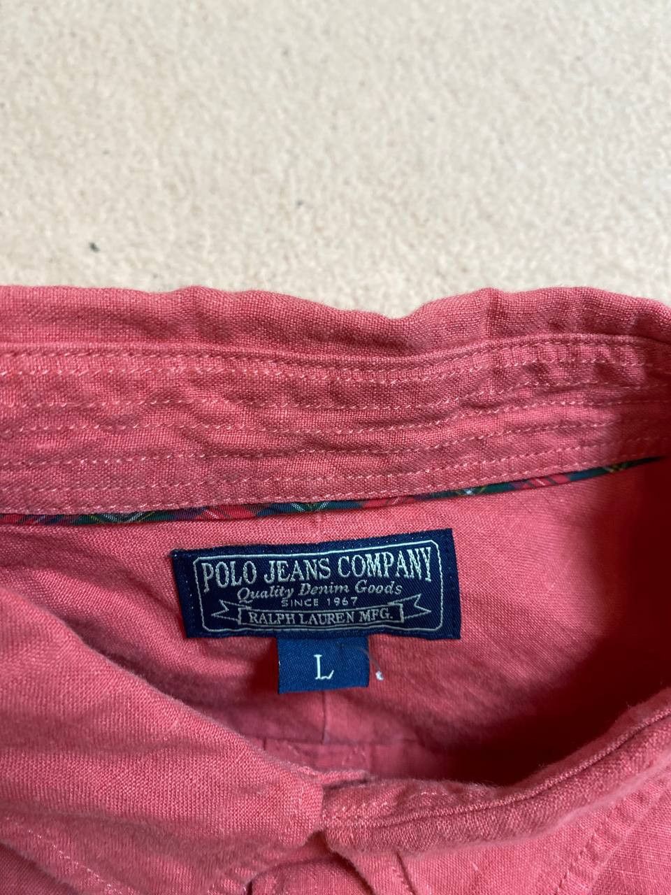 Polo Ralph Lauren × Vintage Polo Ralph Lauren Shirt Button Up Short Sleeve Vintage Size US L / EU 52-54 / 3 - 2 Thumbnail