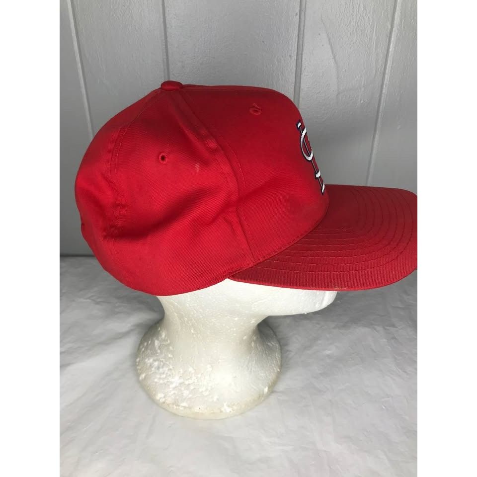 Vintage Vintage St. Louis Cardinals MLB plain logo snapback hat cap Size ONE SIZE - 2 Thumbnail