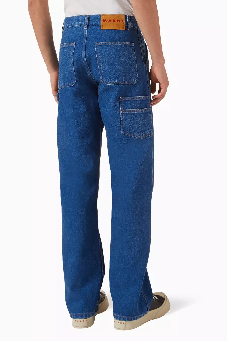 Marni o1w1db10526 Denime Bottoms in Blue Size US 30 / EU 46 - 2 Thumbnail