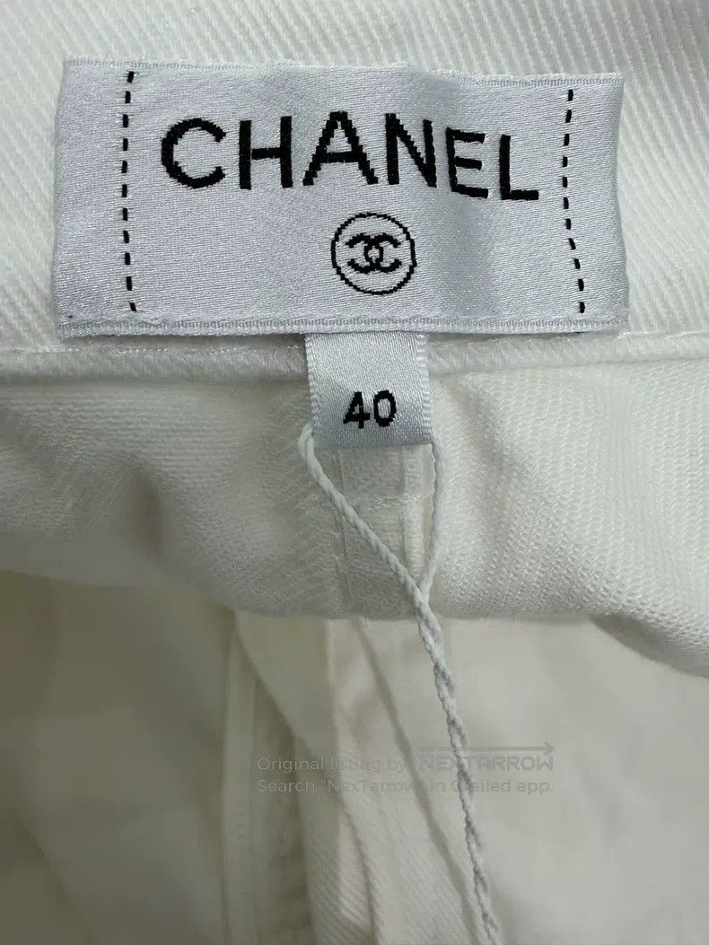 Other Chanel Ski series white double C pocket jeans trousers Size 26" / US 2 / IT 38 - 5 Thumbnail
