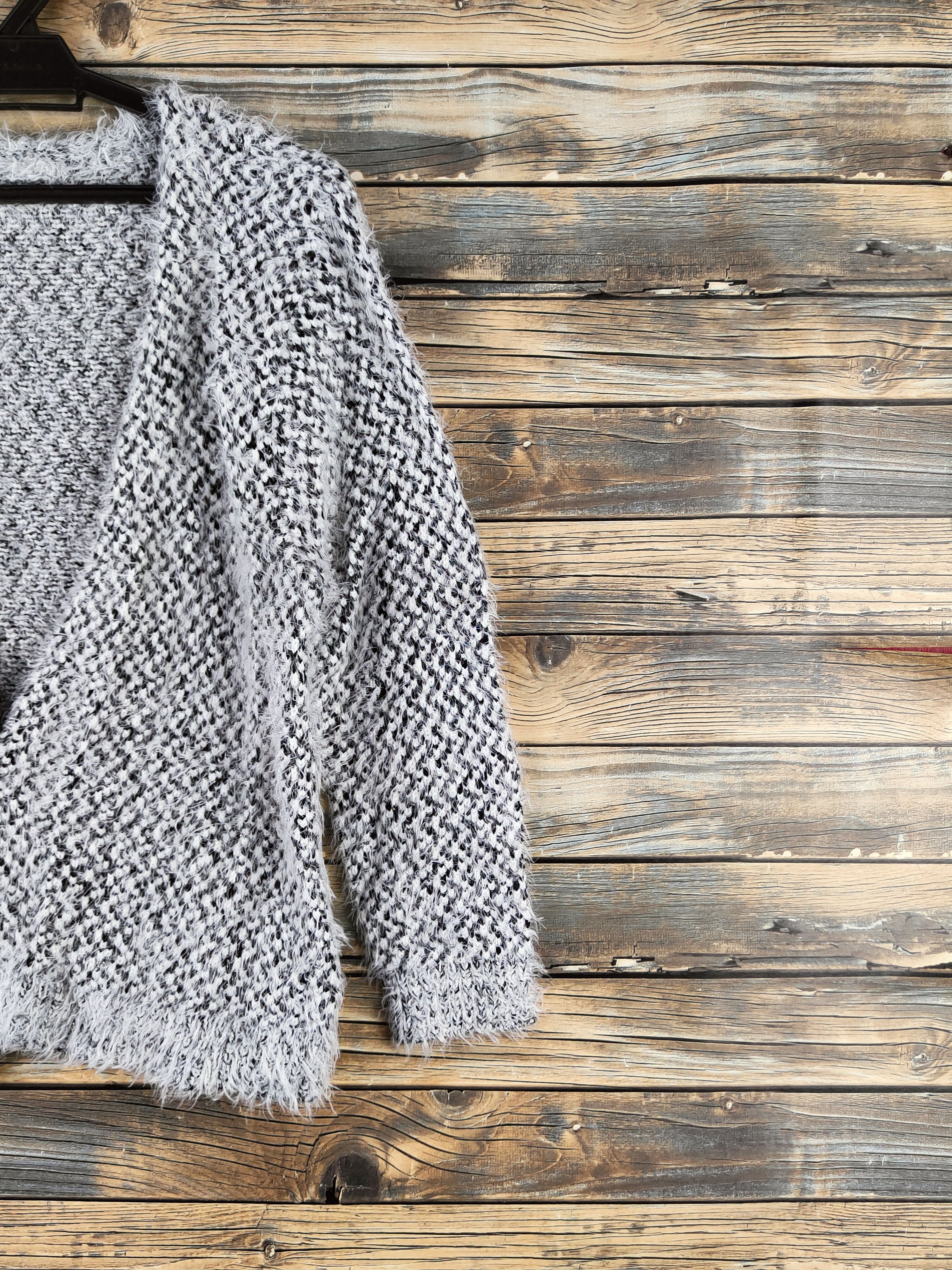 Japanese Brand DL Rope shaggy Fur Mohair Knitwear Cardigan #46-1003 Size M / US 6-8 / IT 42-44 - 5 Thumbnail