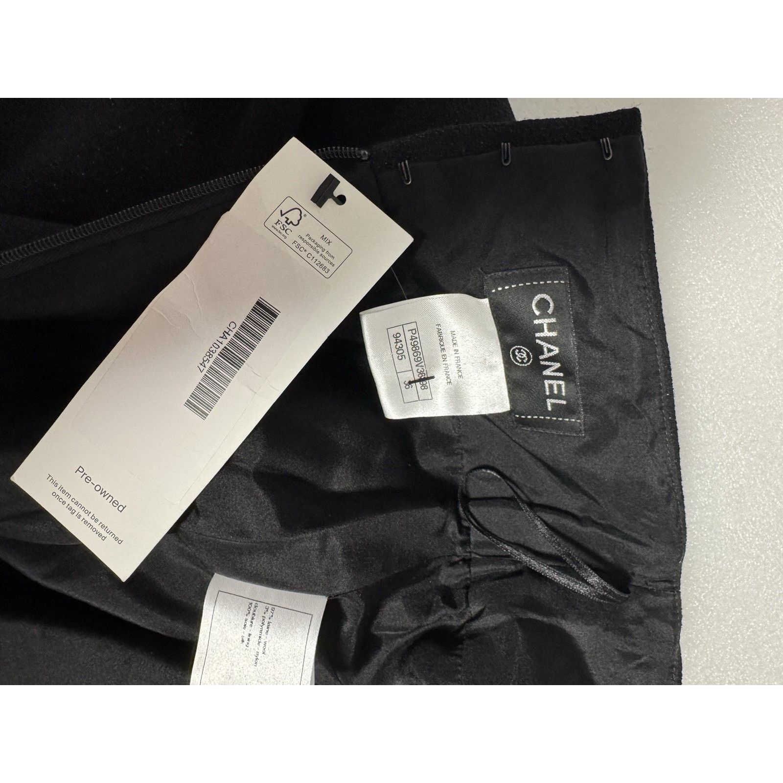 Chanel CHANEL skirt Size 36 Made In France Size 25" / US 0 / IT 36 - 15 Thumbnail