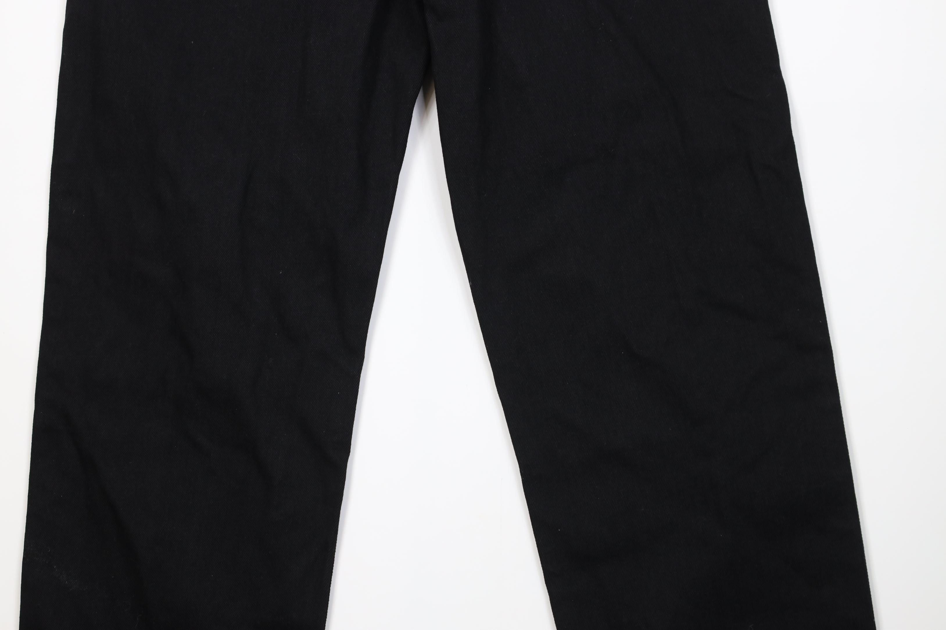 Levi's Vintage Y2K Levis 550 Relaxed Fit Denim Jeans Black Cotton Size US 36 / EU 52 - 12 Thumbnail