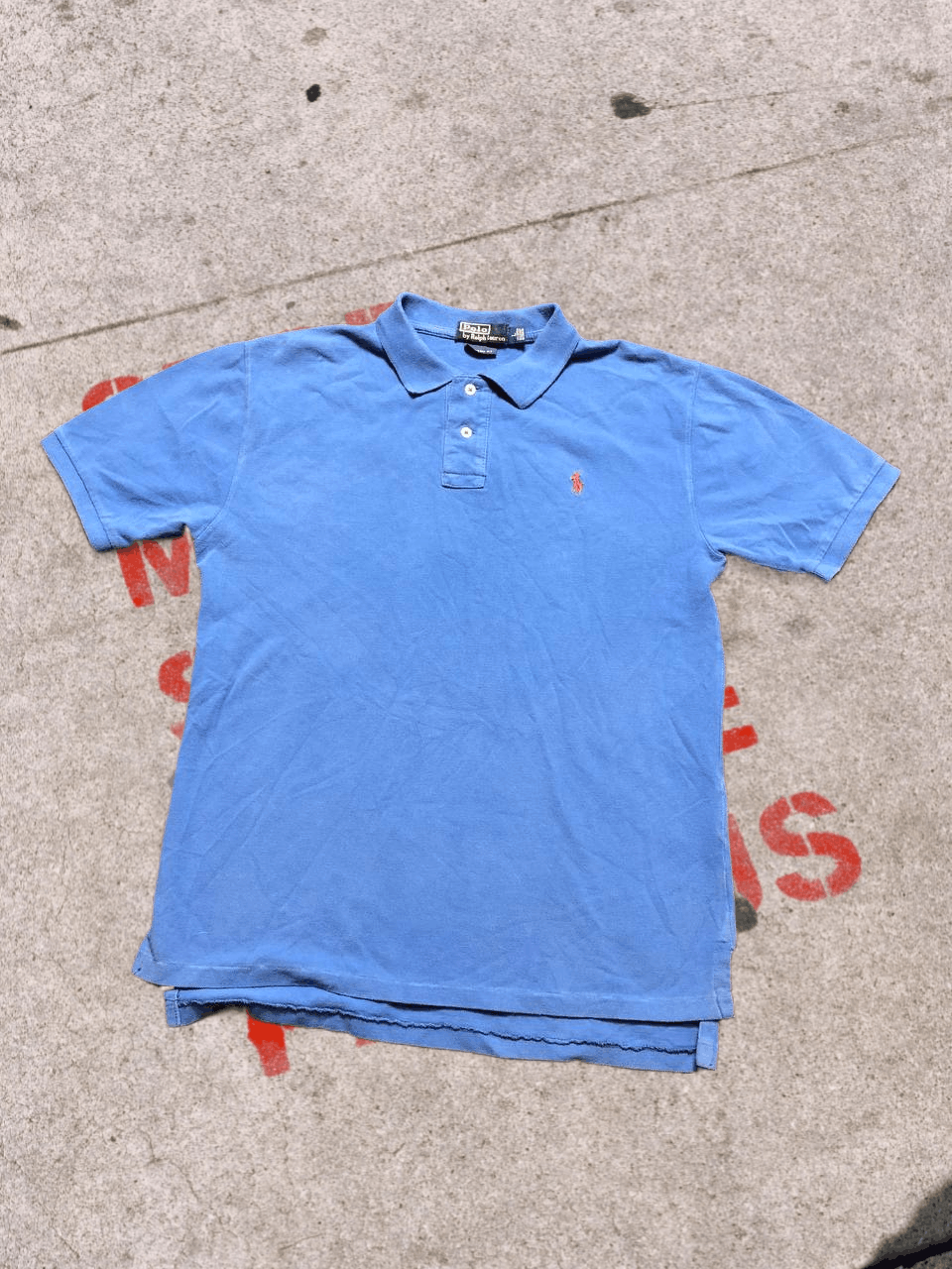 Polo Ralph Lauren Vintage Polo Ralph Lauren Classic Logo Polo T-Shirt Size US L / EU 52-54 / 3 - 1 Thumbnail