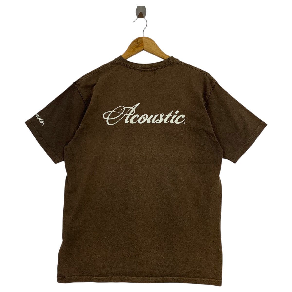Japanese Brand ACOUSTIC japapenese brand decide policy spellout tee Size US L / EU 52-54 / 3 - 4 Thumbnail