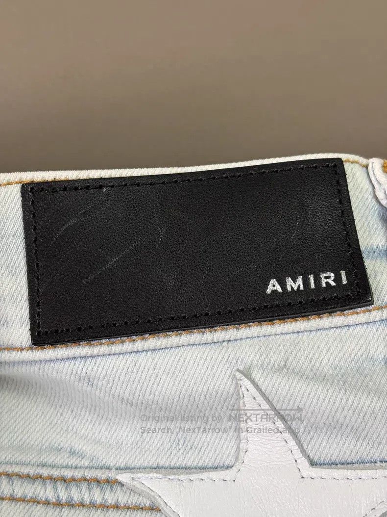 Amiri Amiri Size 33 Star sheepskin stretch jeans Size US 33 - 6 Thumbnail