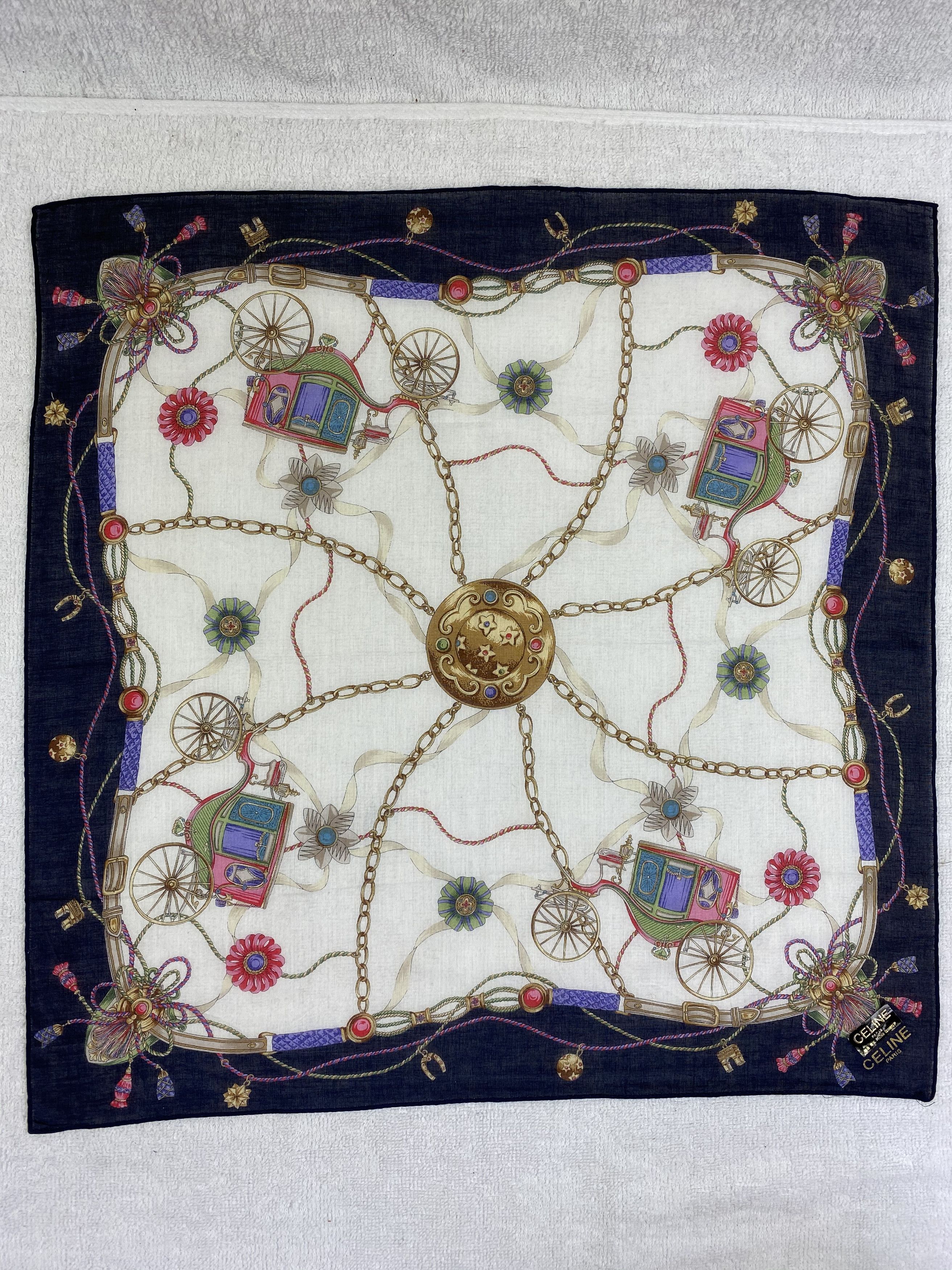 Celine Celine Bandana / Handkerchief / Neckerchief Size ONE SIZE - 3 Thumbnail