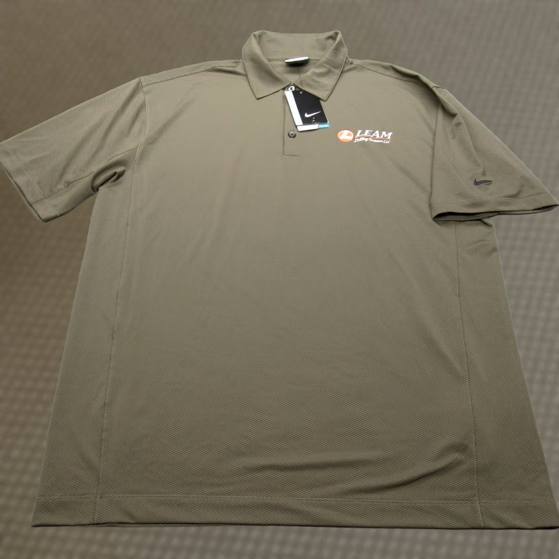 Nike Nike Golf Polo Shirt Mens Large Green Dri-FIT Logo NEW Polo Short Sleeve Casual Performance Golf Men Size US L / EU 52-54 / 3 - 1 Thumbnail