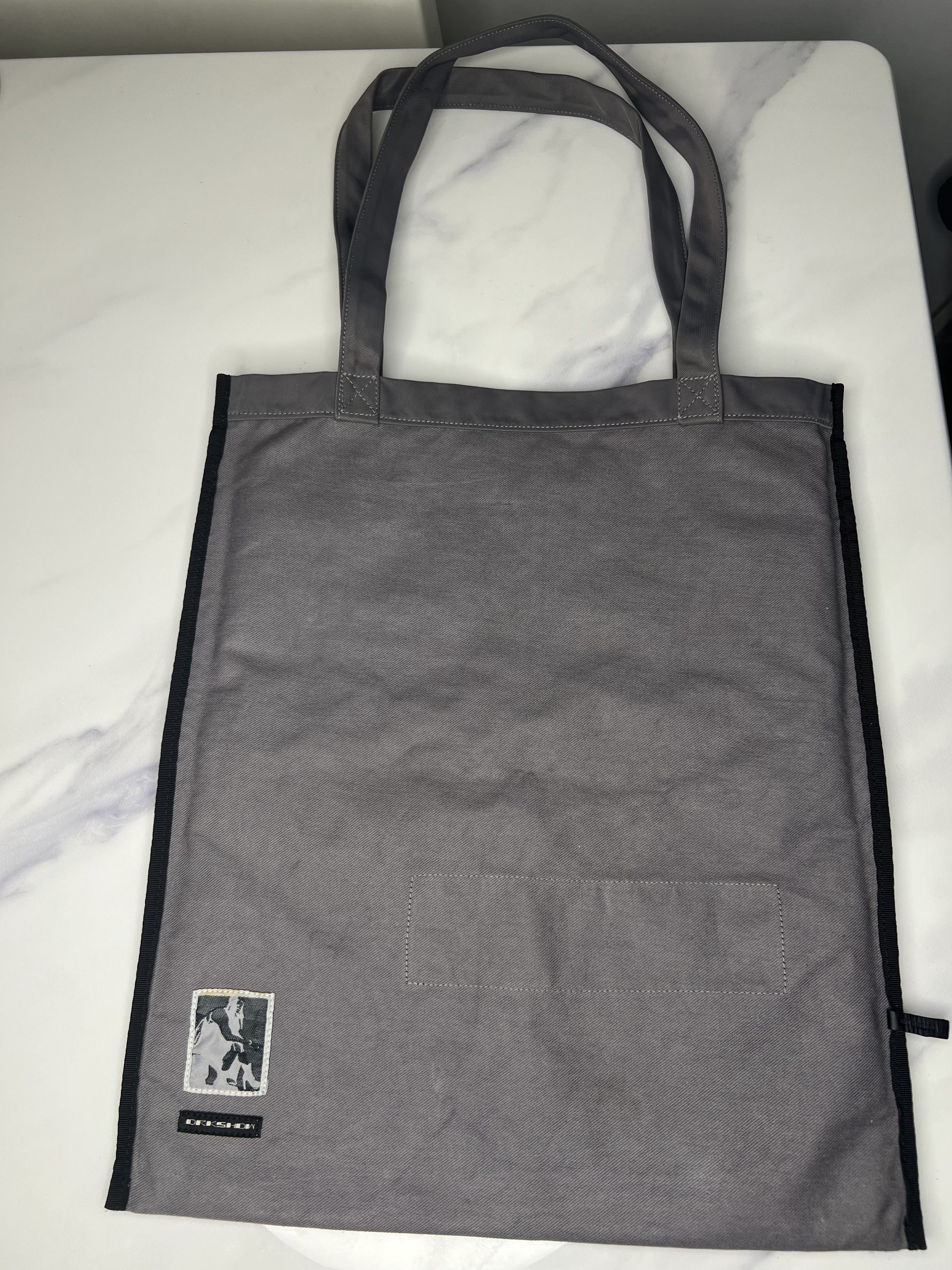 Rick Owens Drkshdw DRKSHDW Grey/Blue Medium Techno Trench Tote Size ONE SIZE - 7 Thumbnail