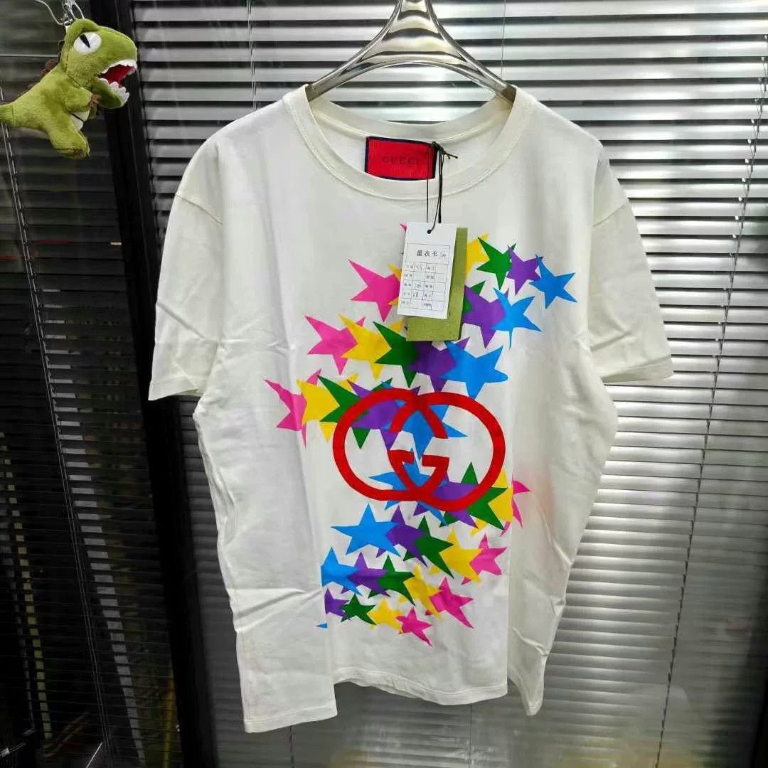 Gucci Gucci Star Logo Short Sleeve XS Size XS / US 0-2 / IT 36-38 - 1 Thumbnail