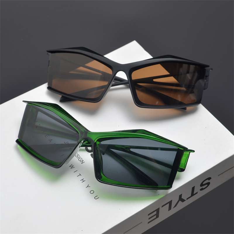 Electric Visual Punk Street ins style custom avant-garde sunglasses Size ONE SIZE - 4 Thumbnail