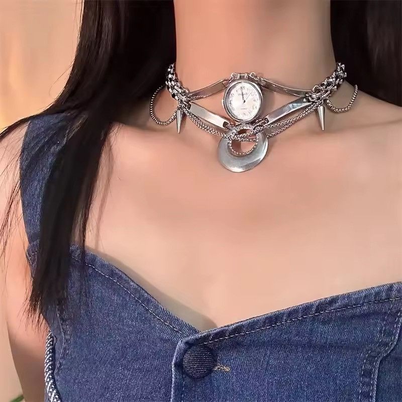 Jewelry YOSHIMI x Akane Cyber Punk Watch Pendant Necklace Size ONE SIZE - 3 Thumbnail