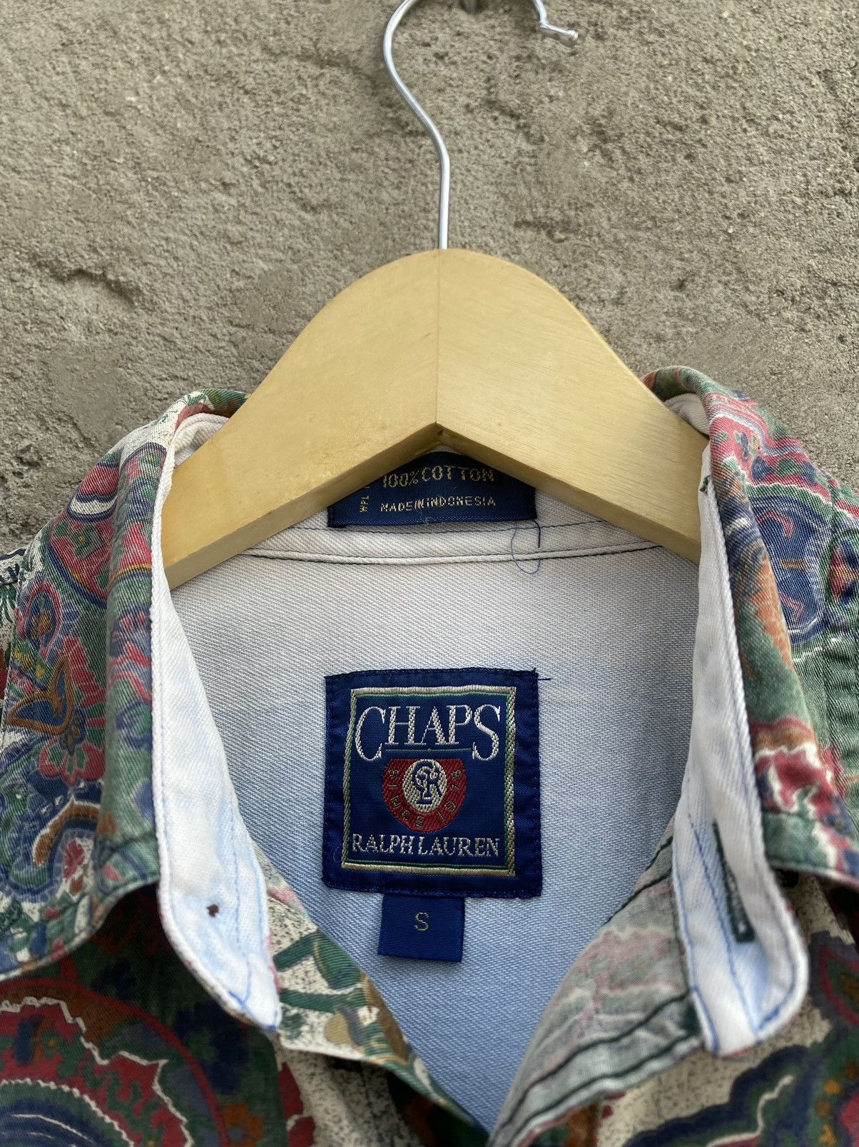 Chaps Ralph Lauren × Polo Ralph Lauren × Vintage Vintage 90s Chaps Ralph Lauren shirt Size US S / EU 44-46 / 1 - 8 Thumbnail