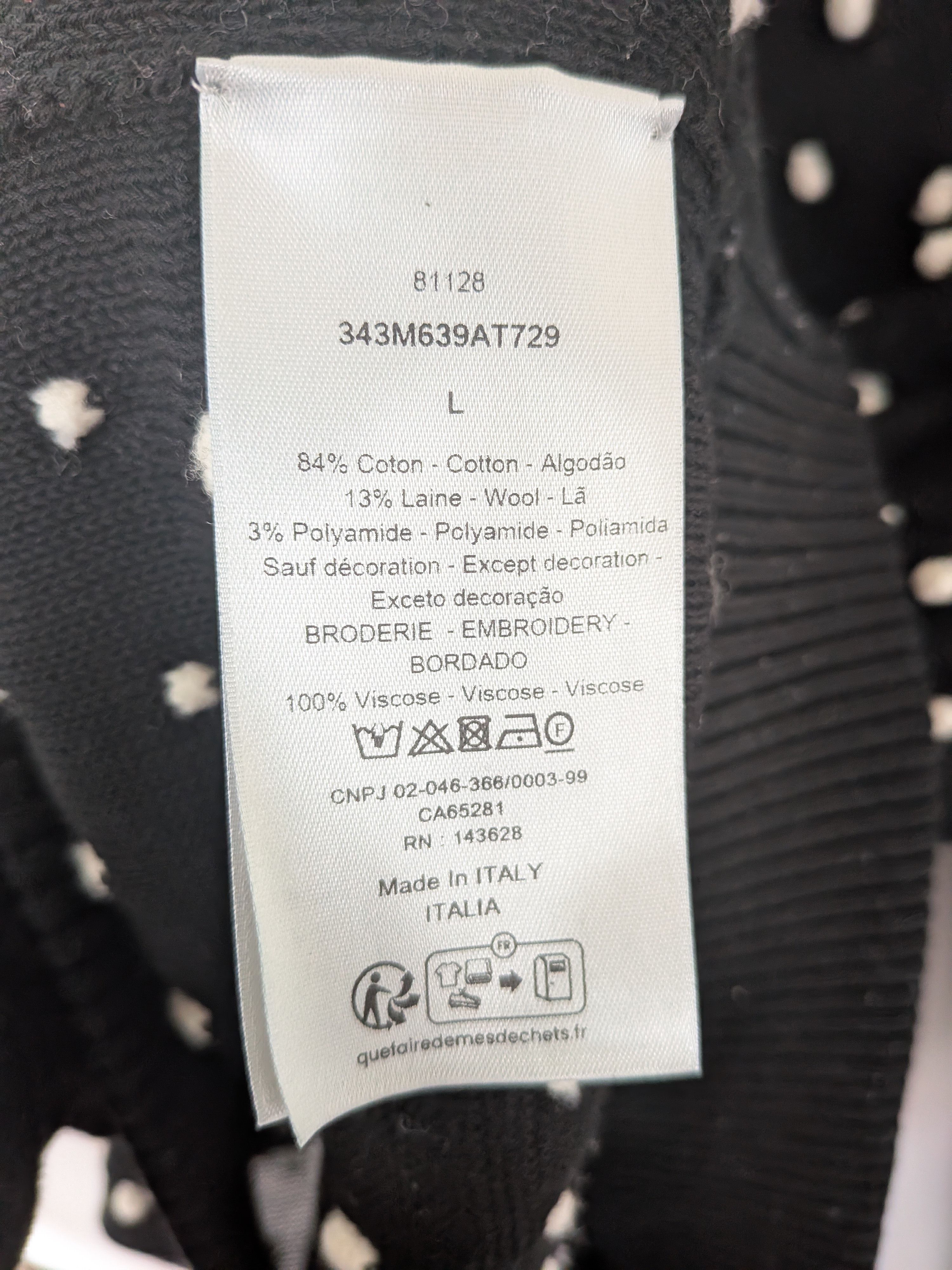 Dior Dior Homme Knit 23SS 343M639AT729 Size US L / EU 52-54 / 3 - 5 Thumbnail
