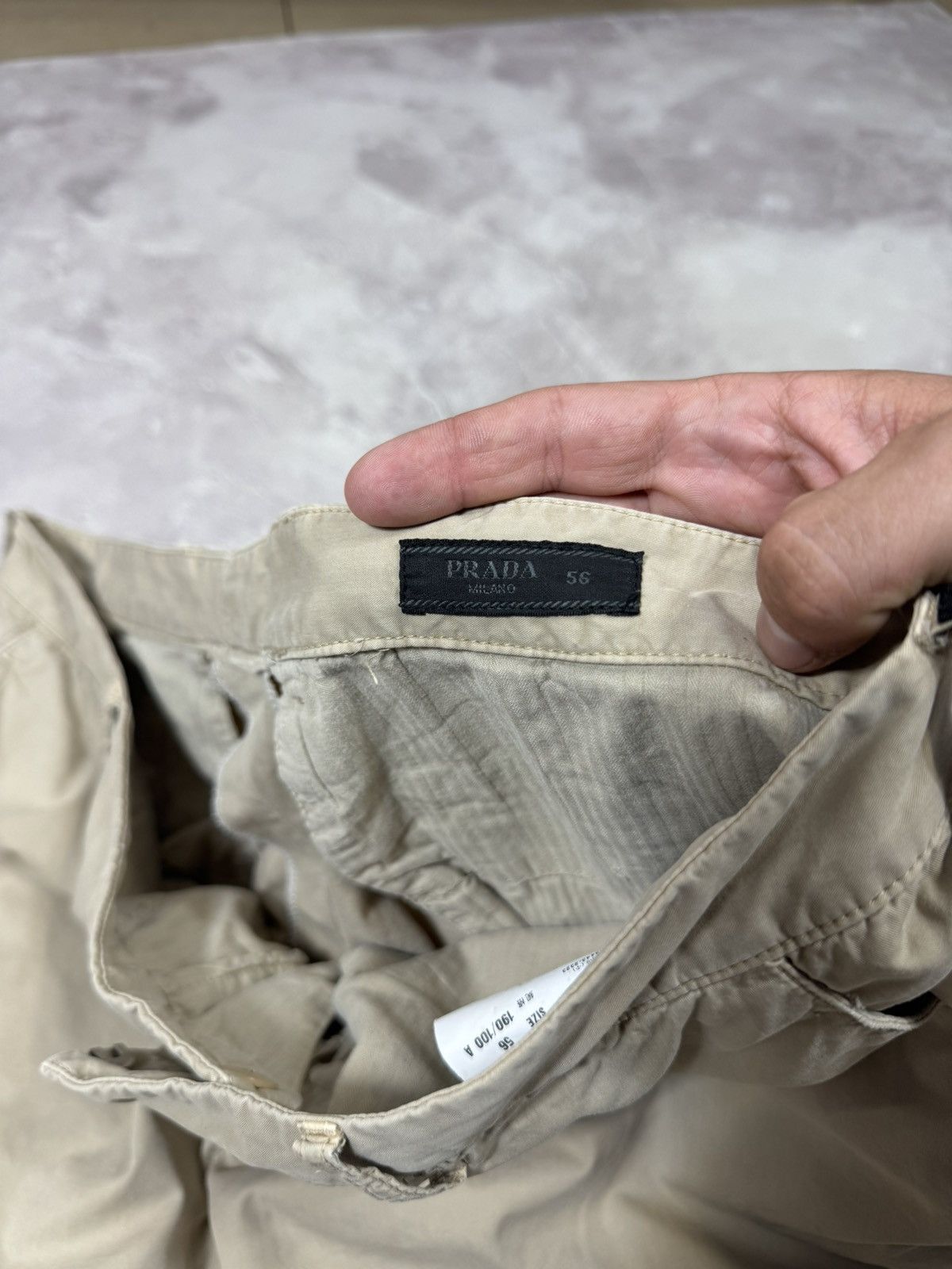 Prada Vintage Prada Distressed Chino Pants Size US 36 / EU 52 - 11 Thumbnail