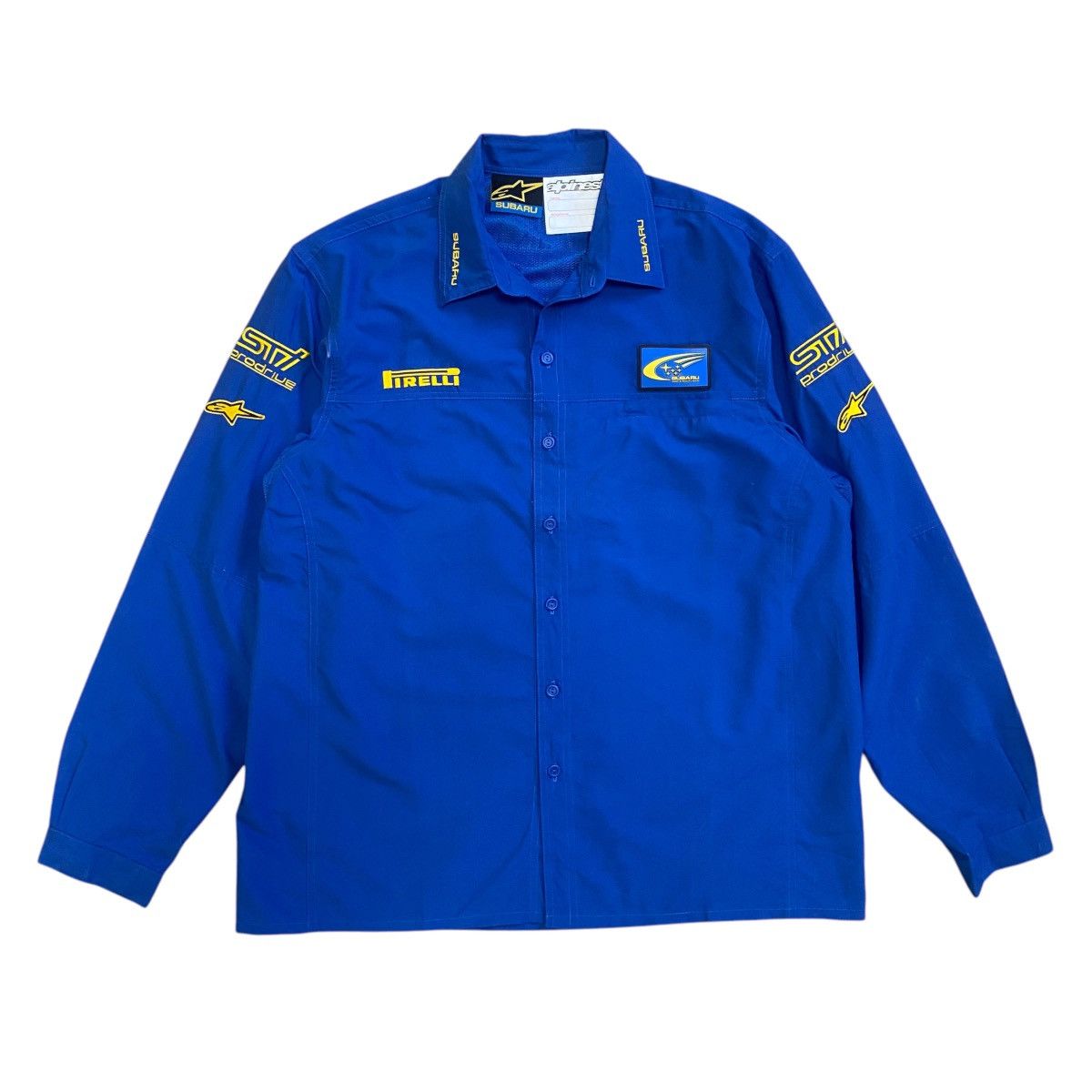 Japanese Brand × Vintage 💥SUBARU RACING PERFOMANCE BUTTON SHIRT Size US M / EU 48-50 / 2 - 1 Thumbnail