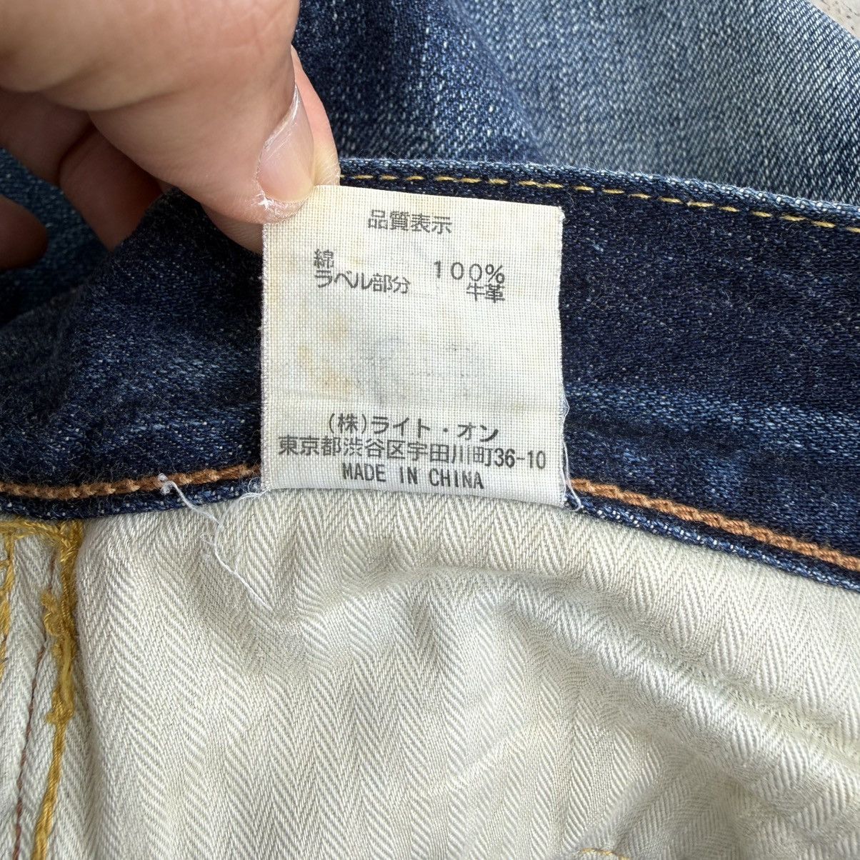 Japanese Brand VINTAGE BACK NUMBER DENIM JEAN PANTS Size US 36 / EU 52 - 15 Thumbnail