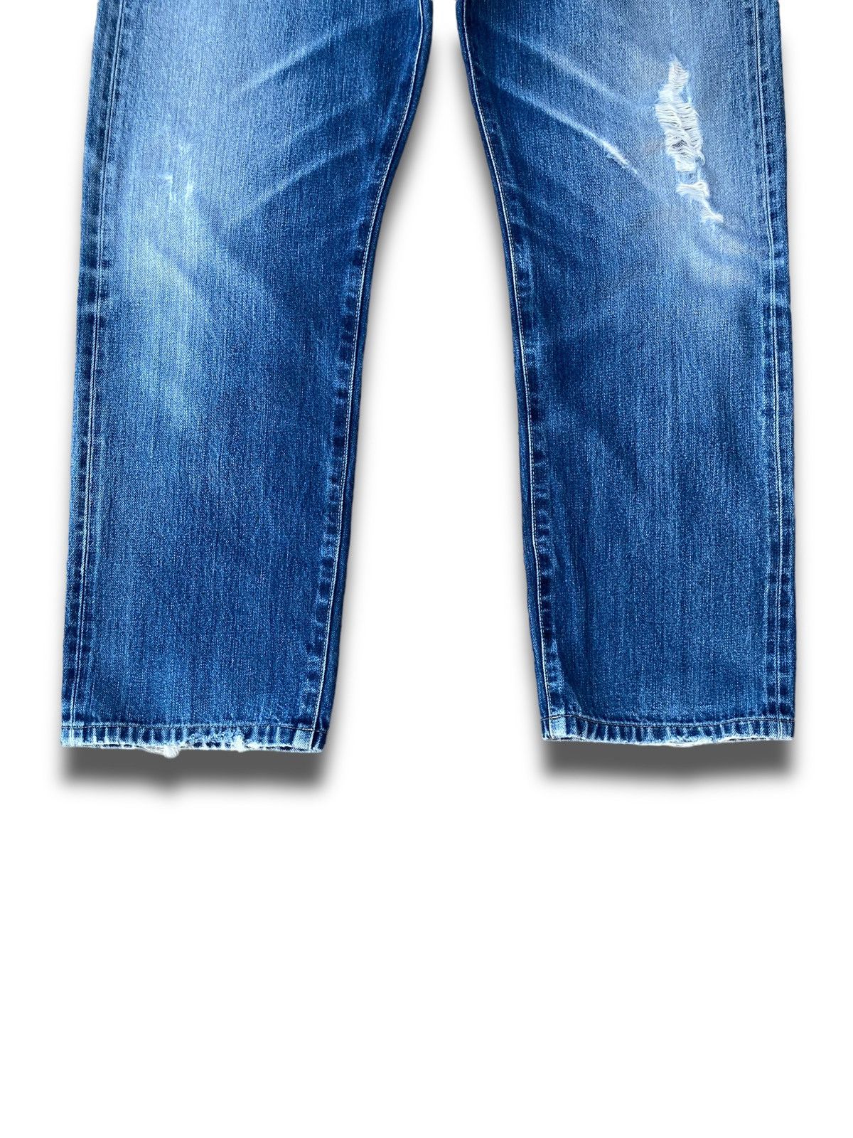 Jun Takahashi × Uniqlo Vintage Y2K Uniqlo Kaihara Jeans Straight Cut Size US 34 / EU 50 - 5 Thumbnail