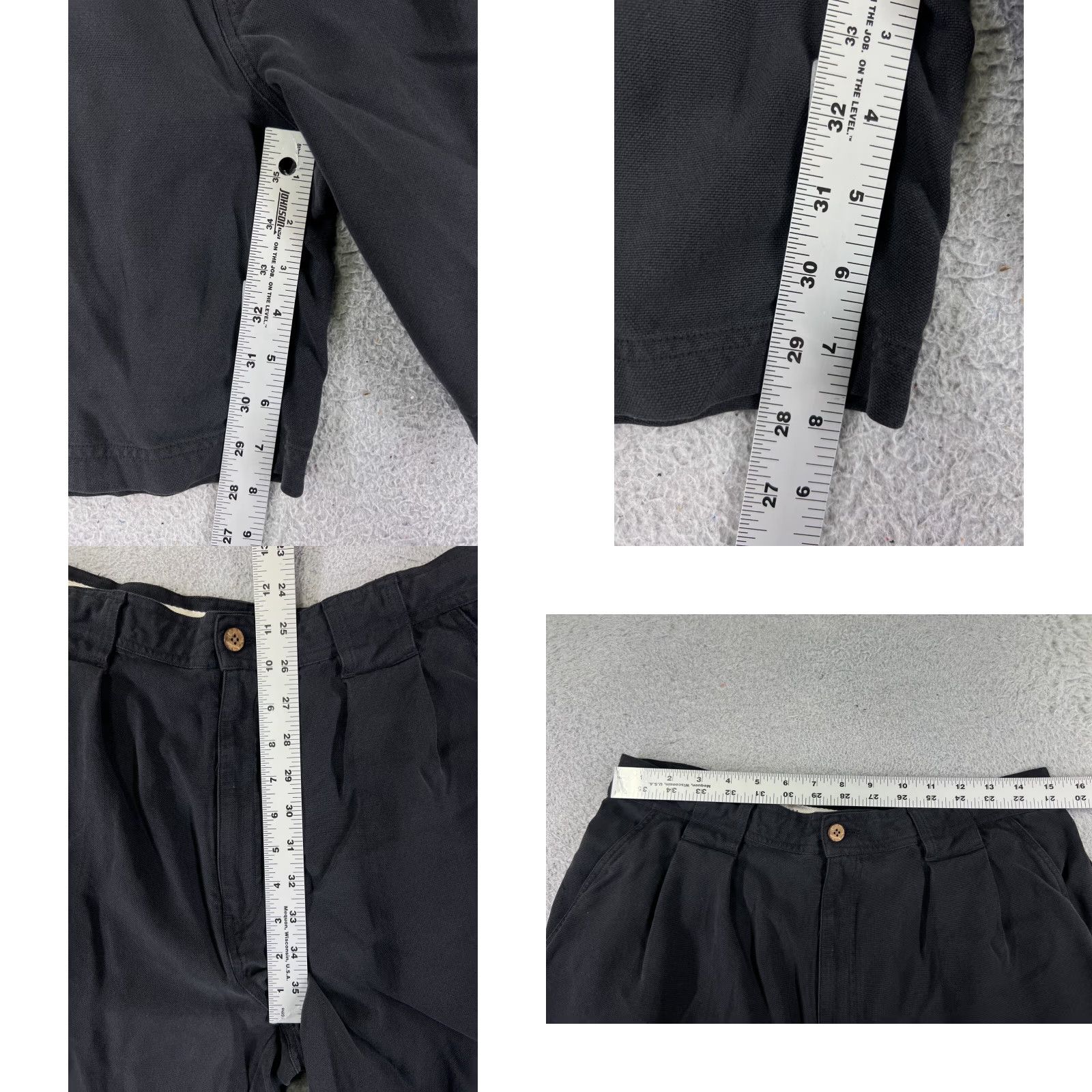 Tommy Bahama Tommy Bahama Shorts Men 34 Black 100% Silk Pleated Golf Vacation Beach Bermuda Easy Care Quick Dry Pockets Logo Solid Size US 34 / EU 50 - 8 Thumbnail
