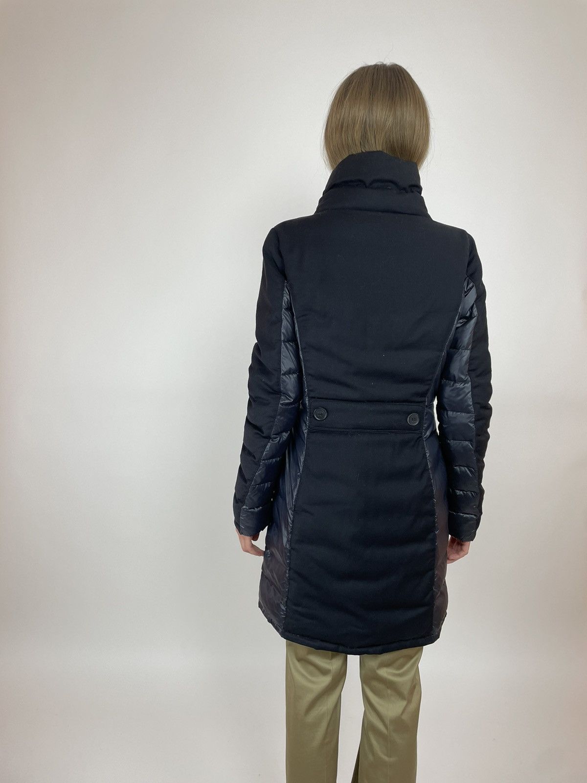 Duvetica DUVETICA Women's Black Down Coat Puffer luxe Jacket Size 44 Size M / US 6-8 / IT 42-44 - 5 Thumbnail
