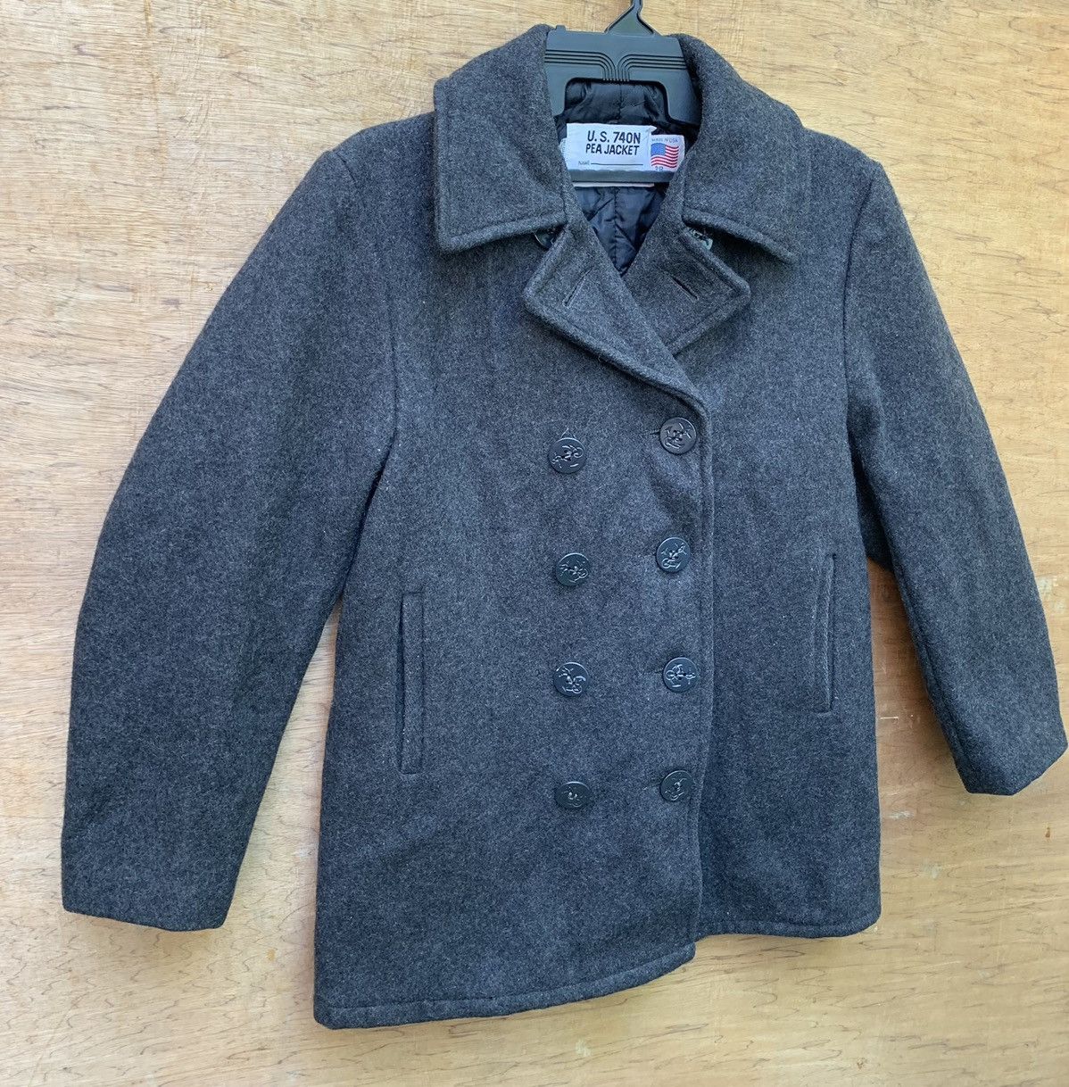Schott Rare Vintage US 74ON PEA JACKET by SCHOTT Size US L / EU 52-54 / 3 - 4 Thumbnail